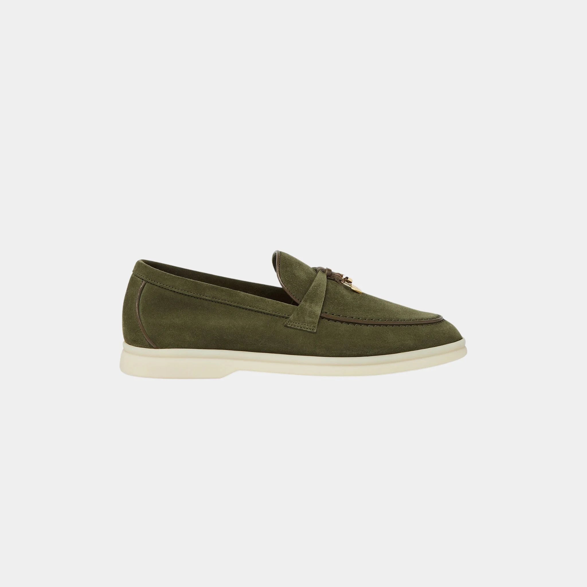 Summer Charms Walk Loafers In Suede Goatskin