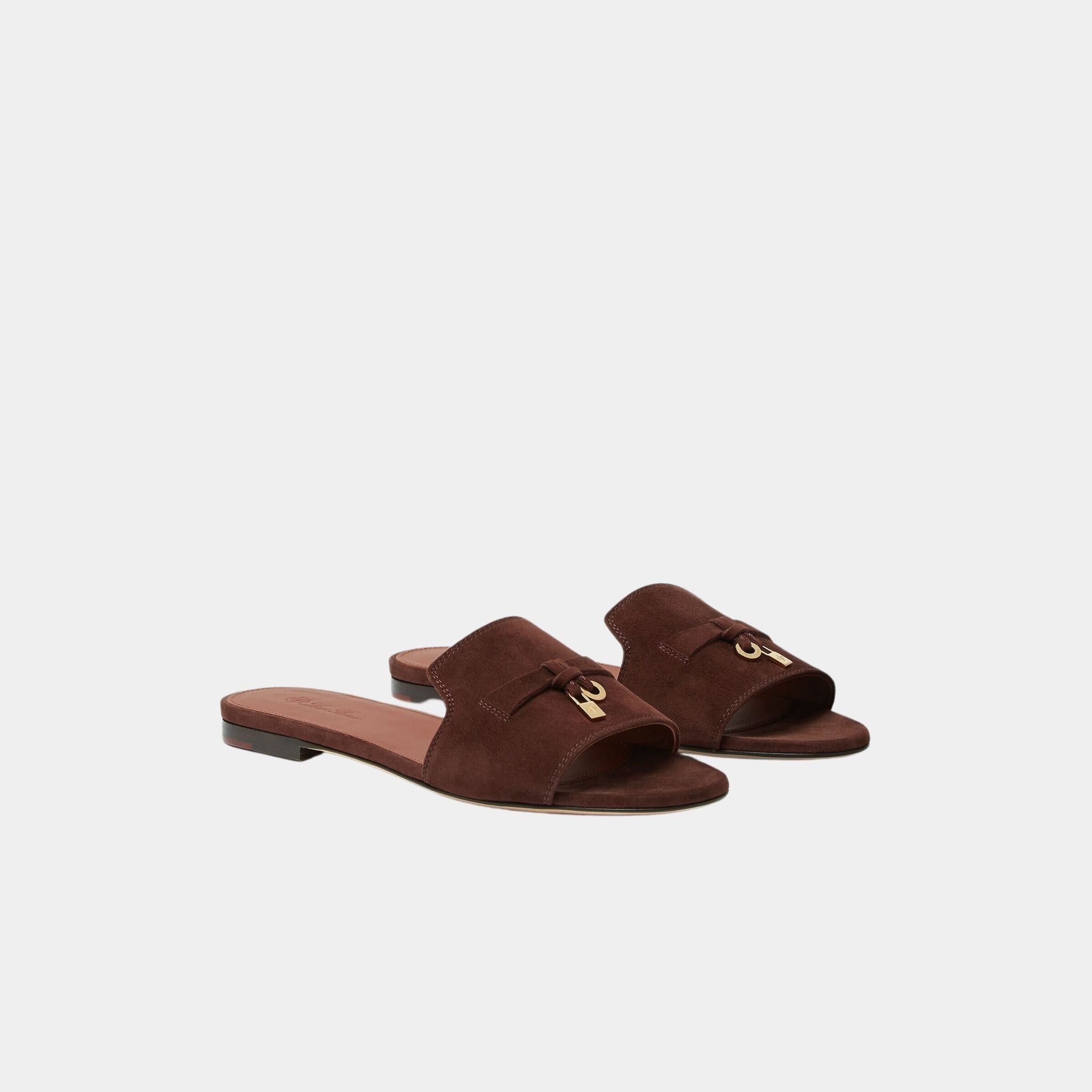 Summer Charms Sandal Suede Goatskin Flats