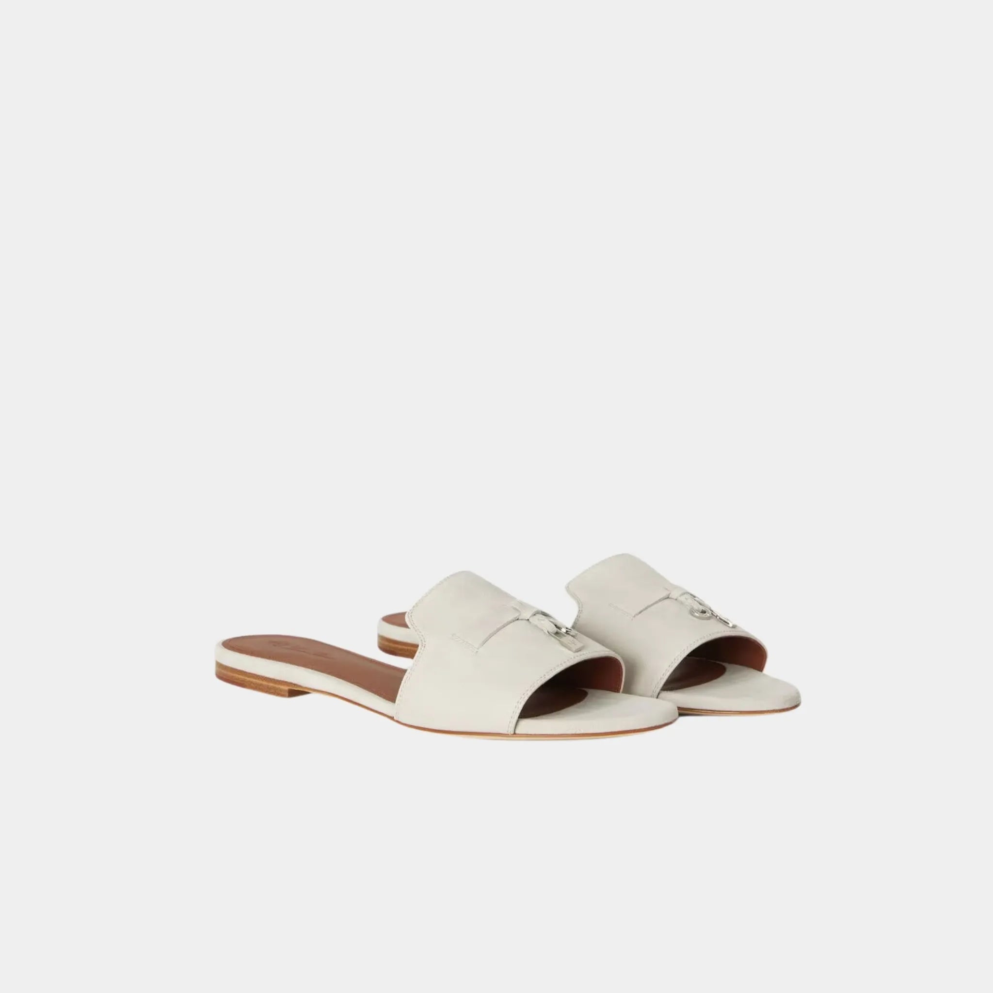 Summer Charms Sandal Suede Goatskin Flats