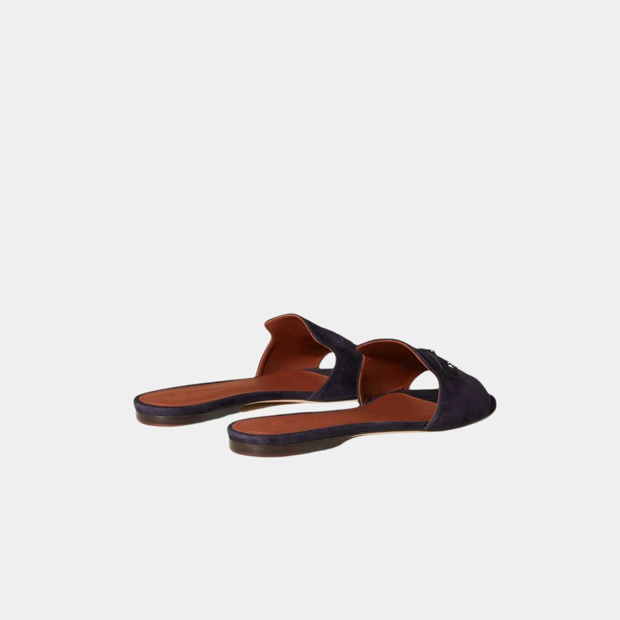 Summer Charms Suede Goatskin Flat Sandal
