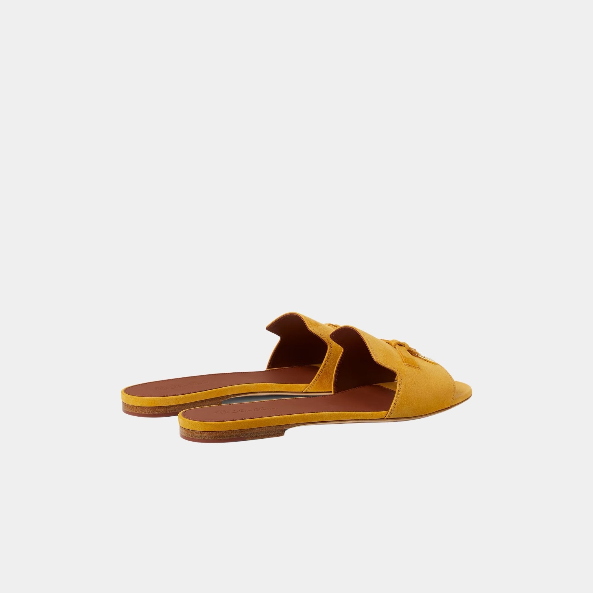 Summer Charms Suede Goatskin Flat Sandal