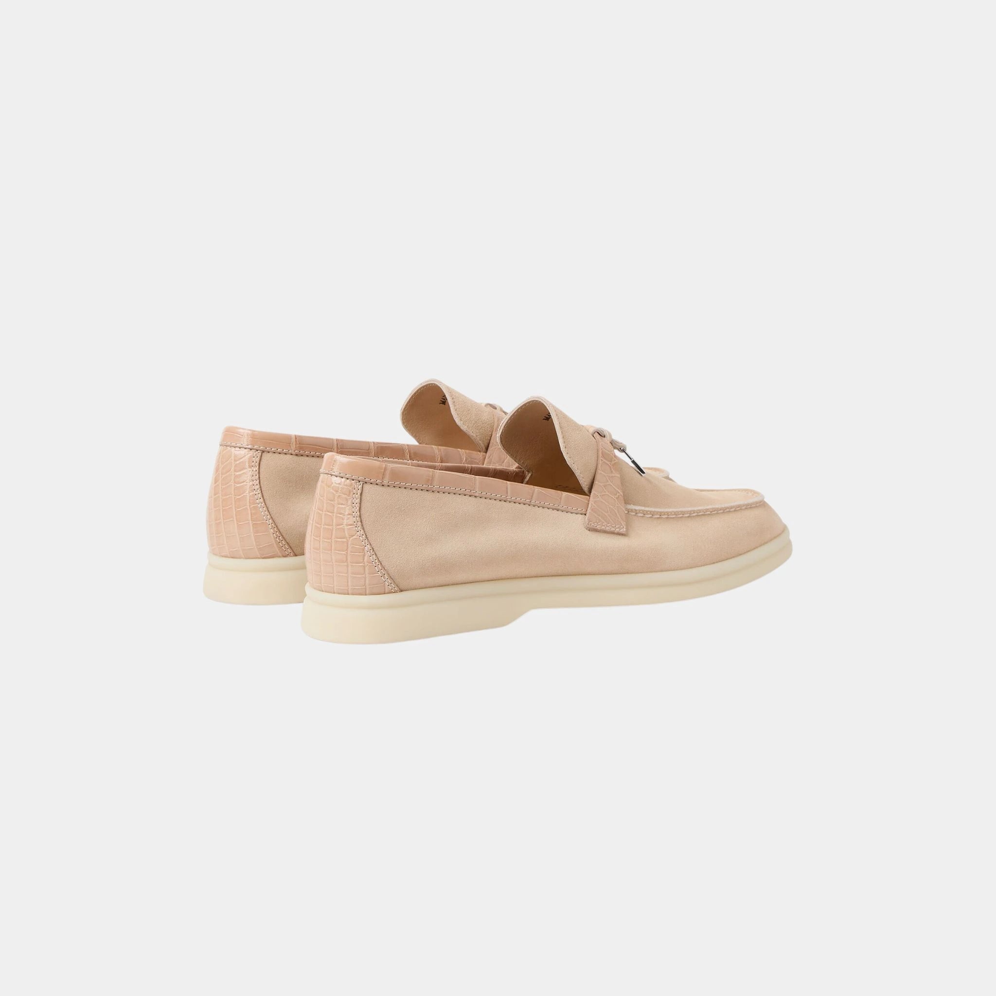 Summer Charms Walk Loafer Suede with Alligator Skin