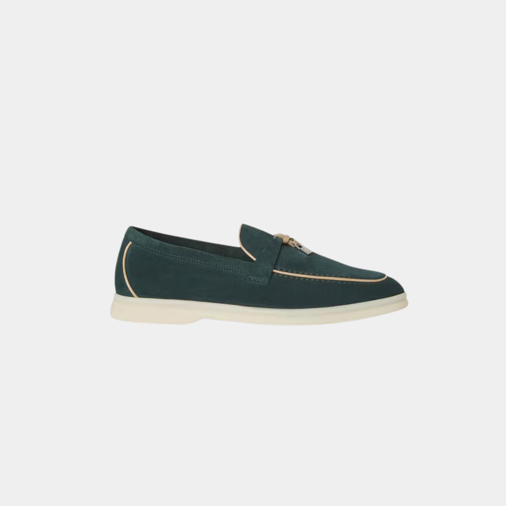 Summer Charms Walk Loafers In Suede Goatskin