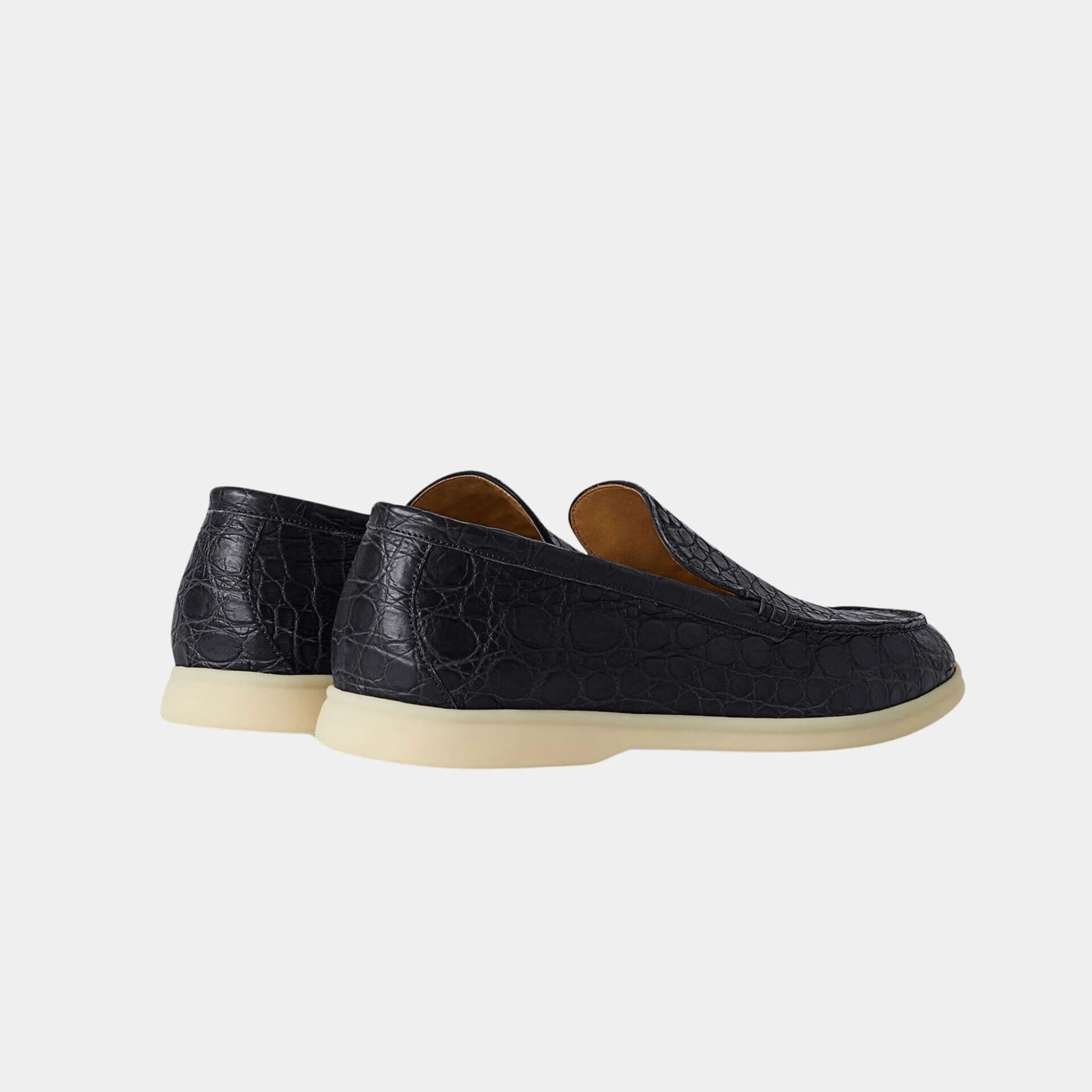 Summer Walk Loafer in Caiman Leather
