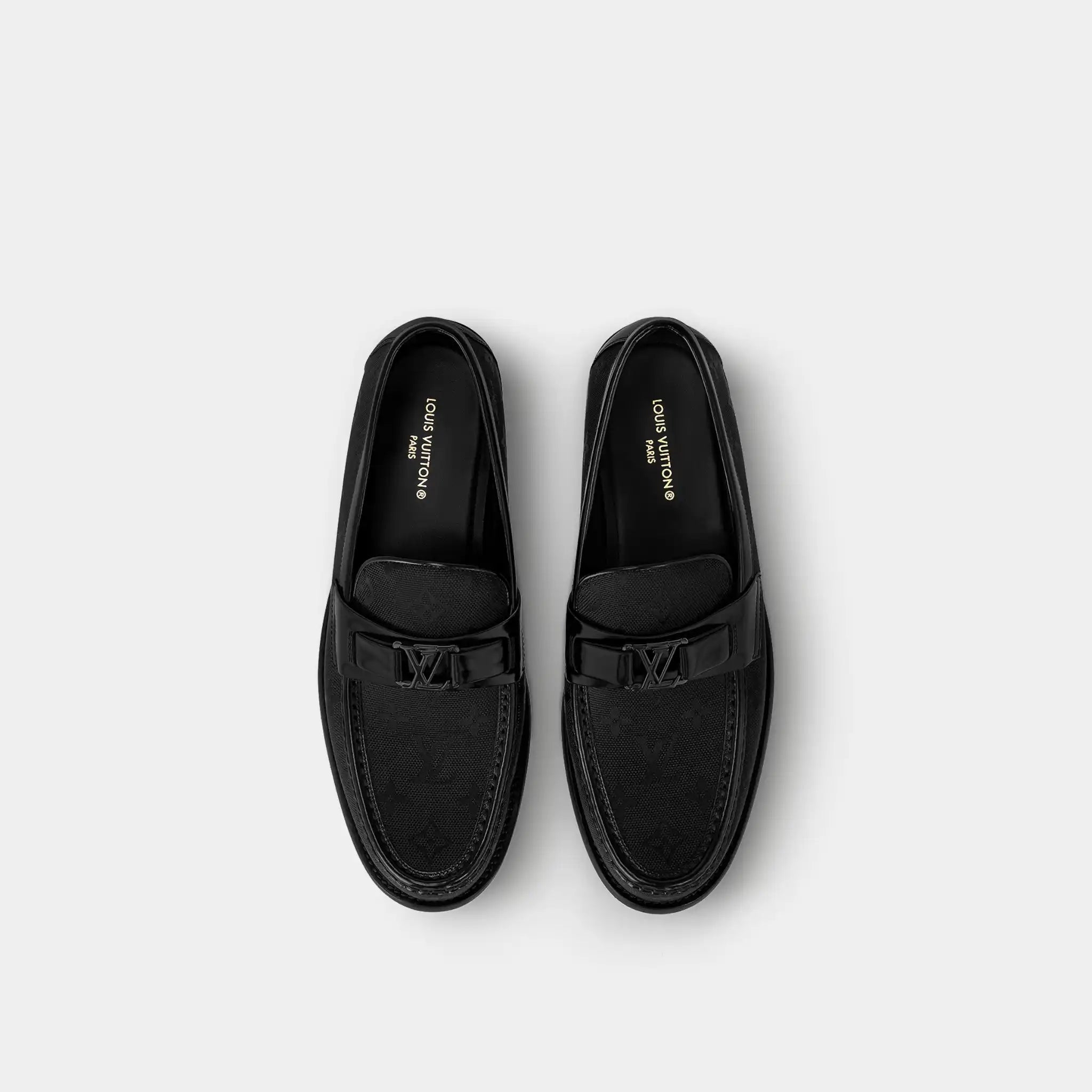 Black Major Loafer Monogram Jacquard