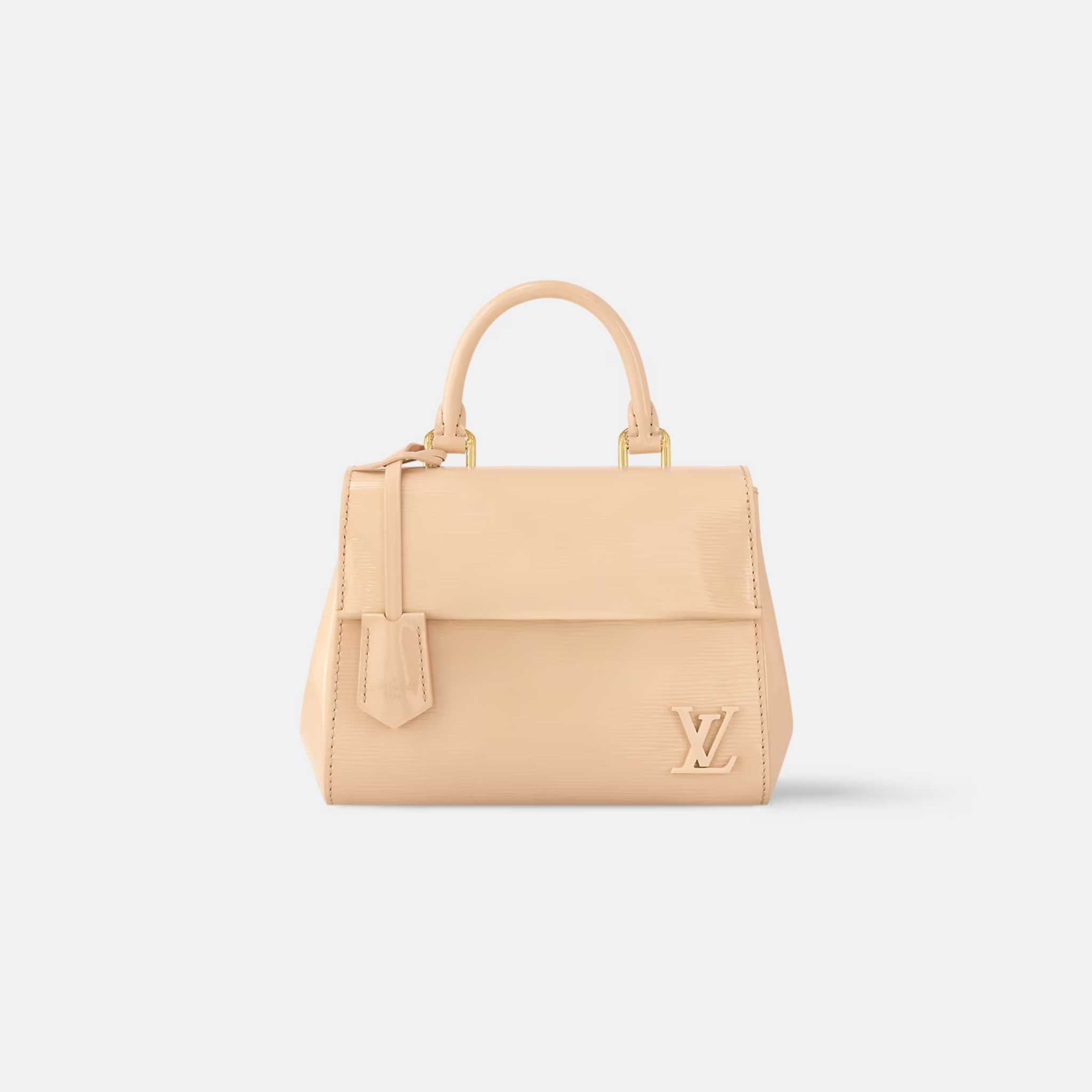 Cluny Mini Varnished Epi Cowhide Leather Handbag