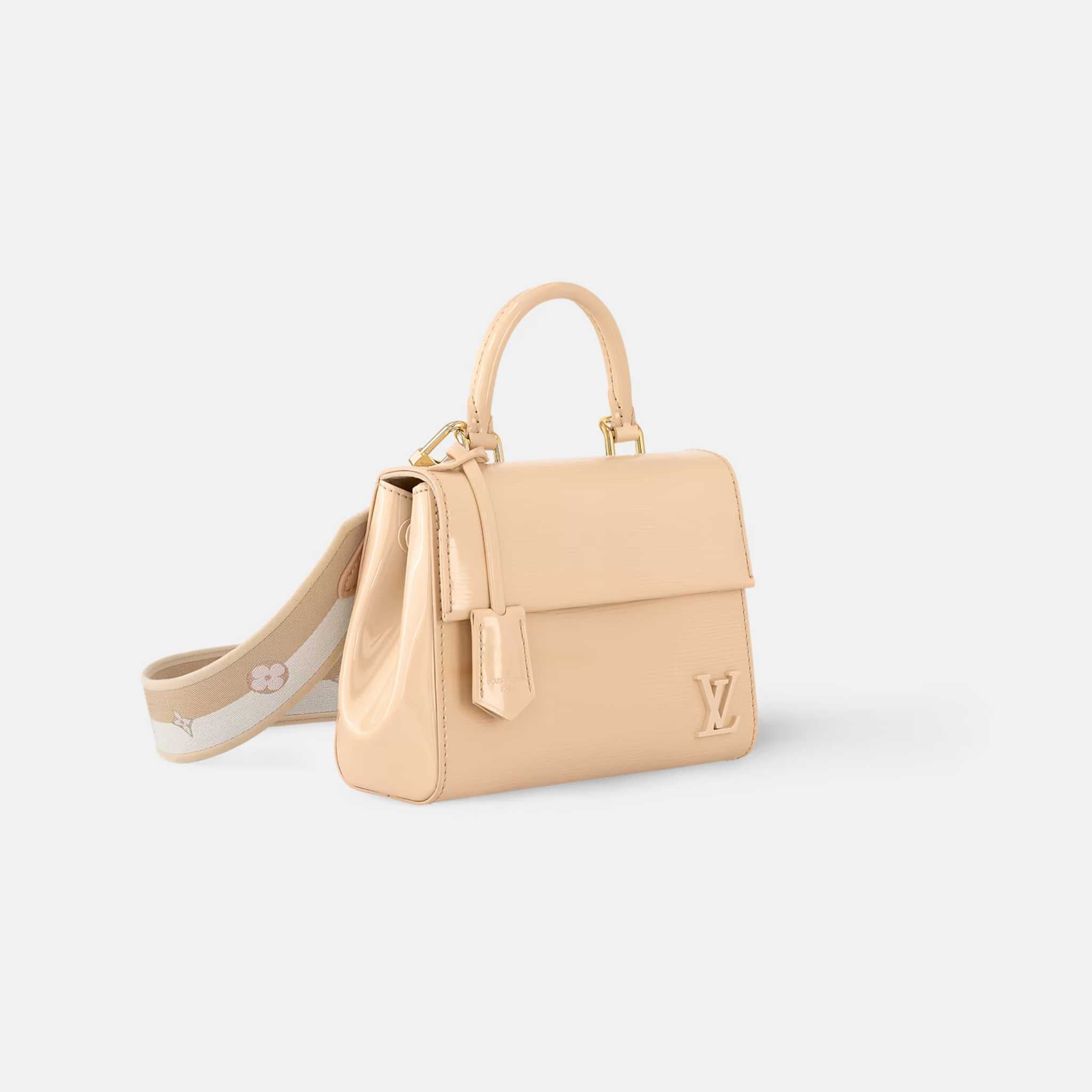 Cluny Mini Varnished Epi Cowhide Leather Handbag