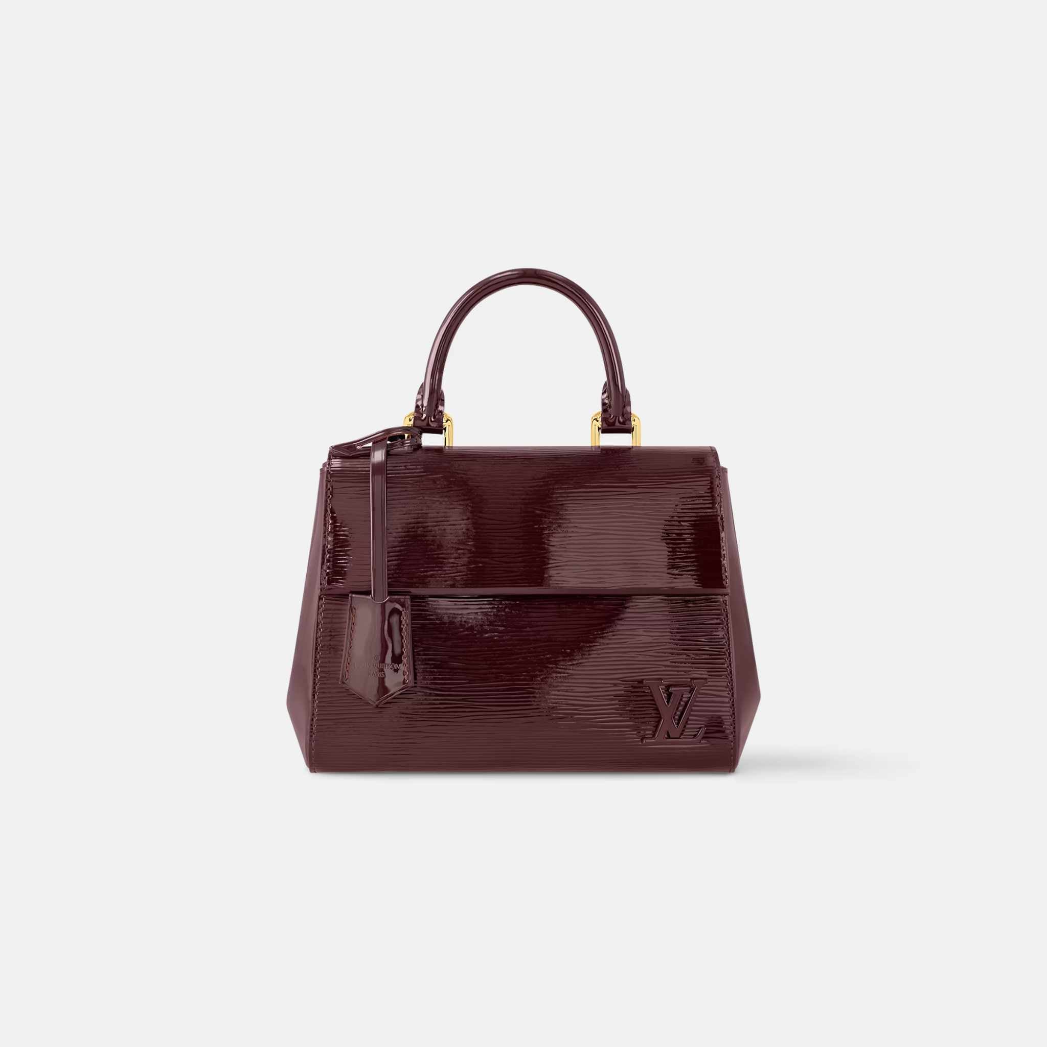 Cluny Mini Varnished Epi Cowhide Leather Handbag