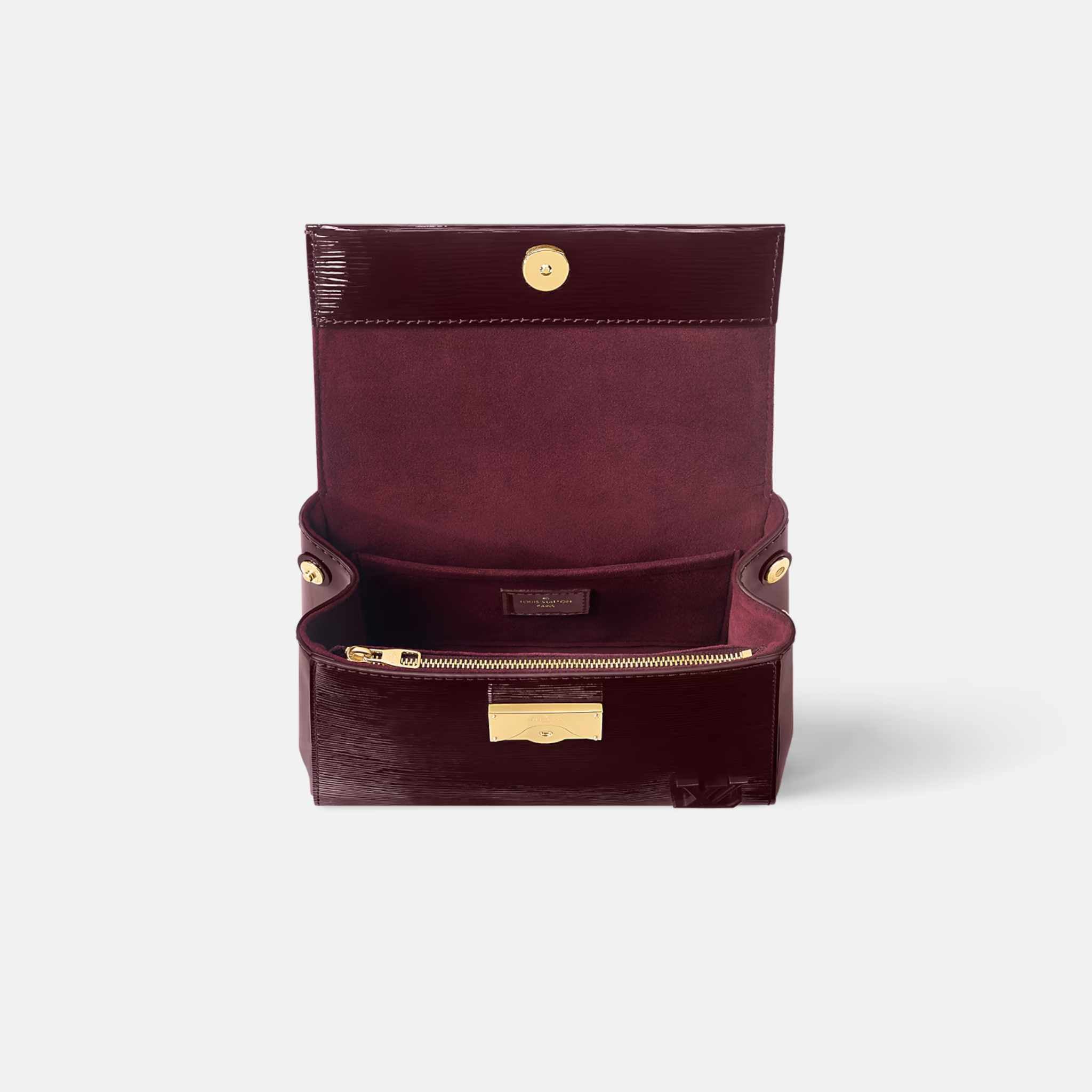 Cluny Mini Varnished Epi Cowhide Leather Handbag