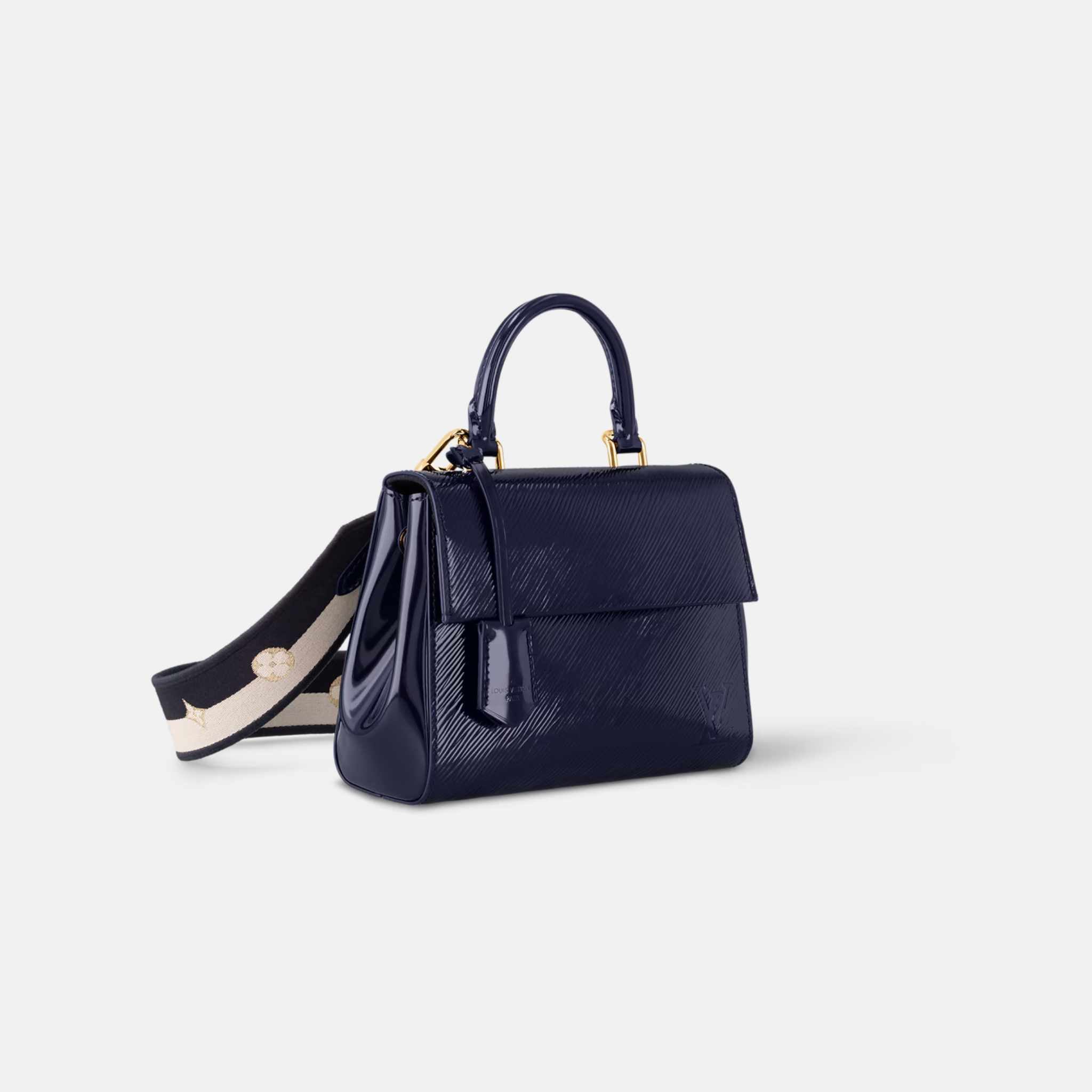 Cluny Mini Varnished Epi Cowhide Leather Handbag