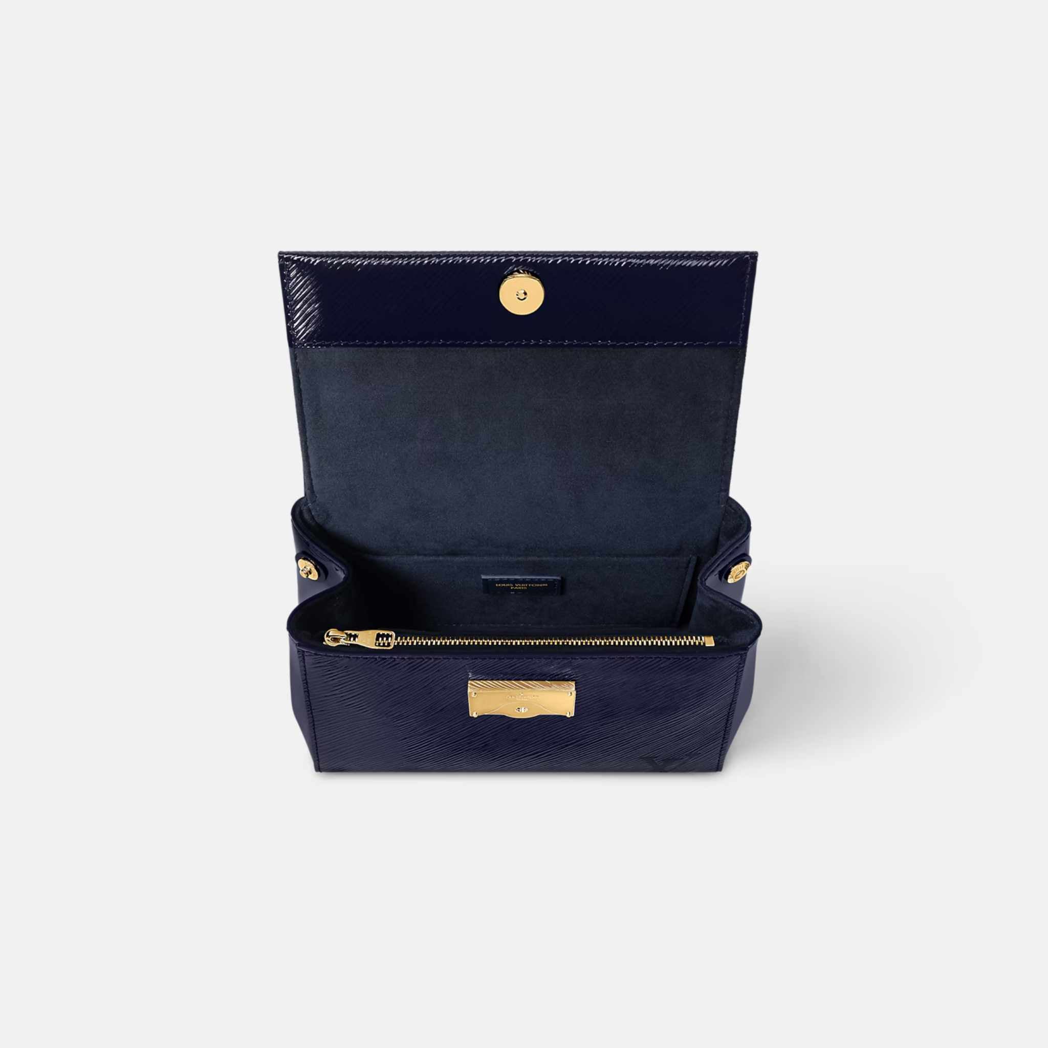 Cluny Mini Varnished Epi Cowhide Leather Handbag