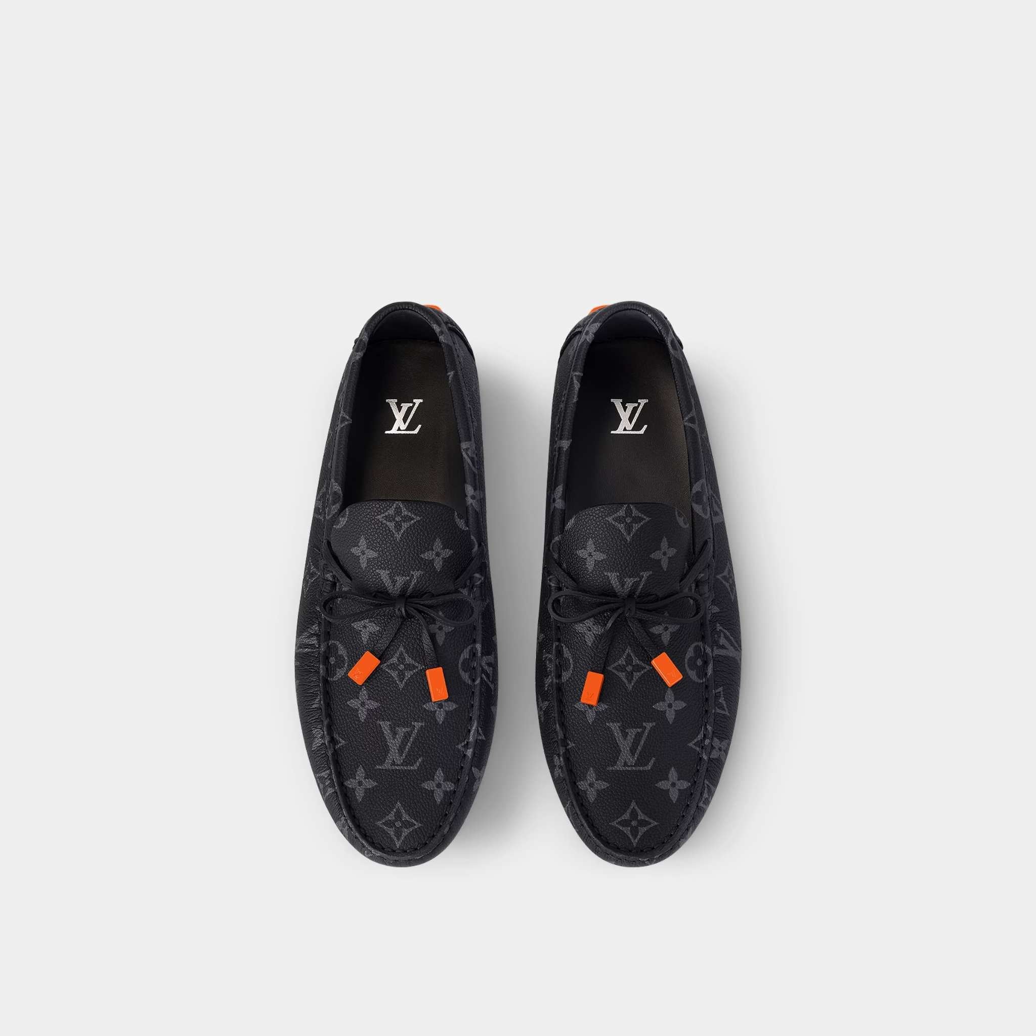 Eclipse LV Driver Moccasins Monogram Grained Calf Leather