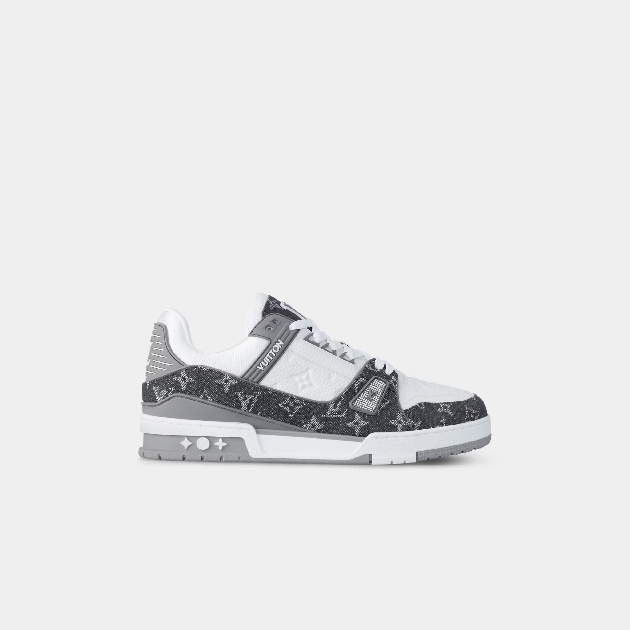 LV Trainers Monogram Denim and Monogram Calf Leather