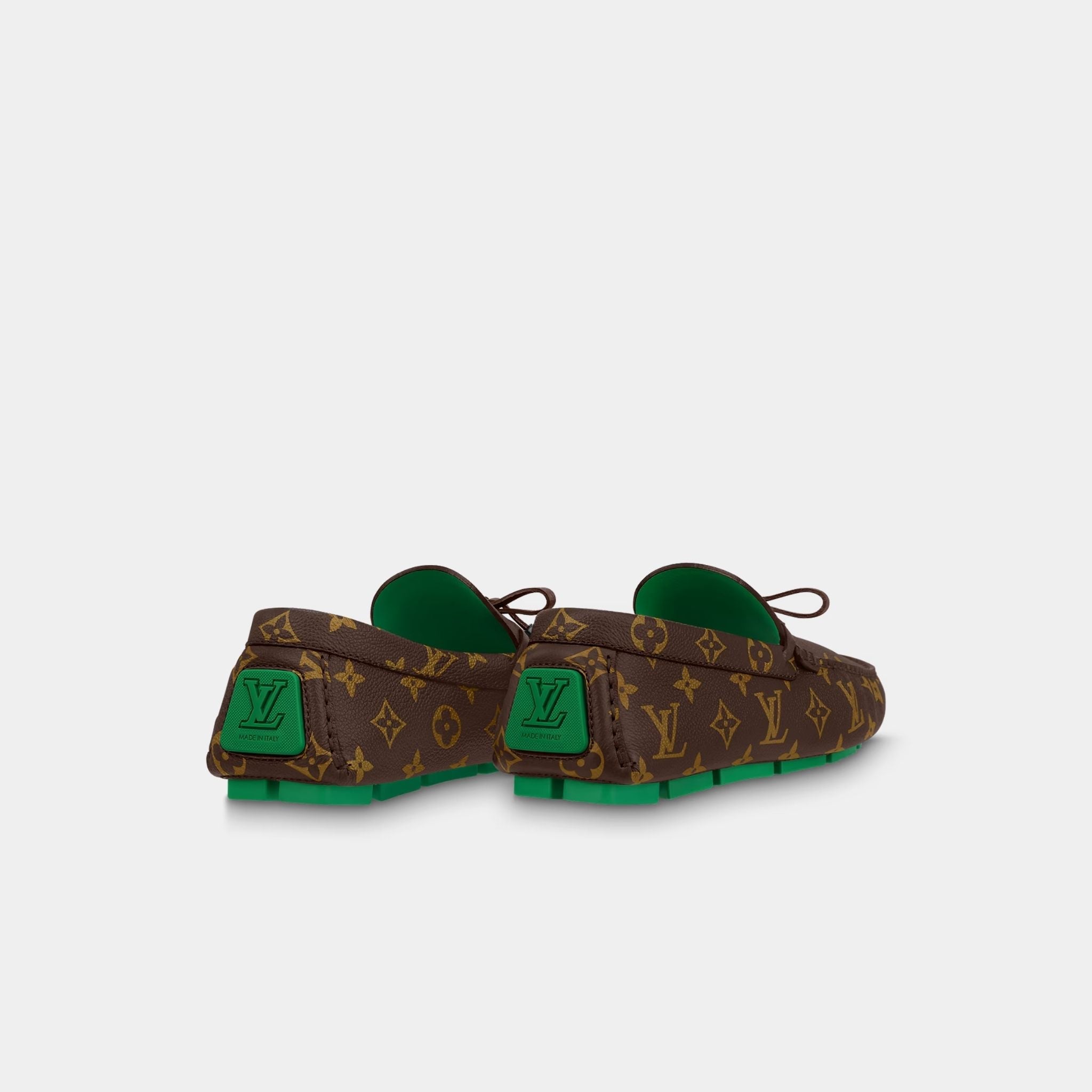 Macassar LV Driver Moccasin Monogram Grained Calf Leather