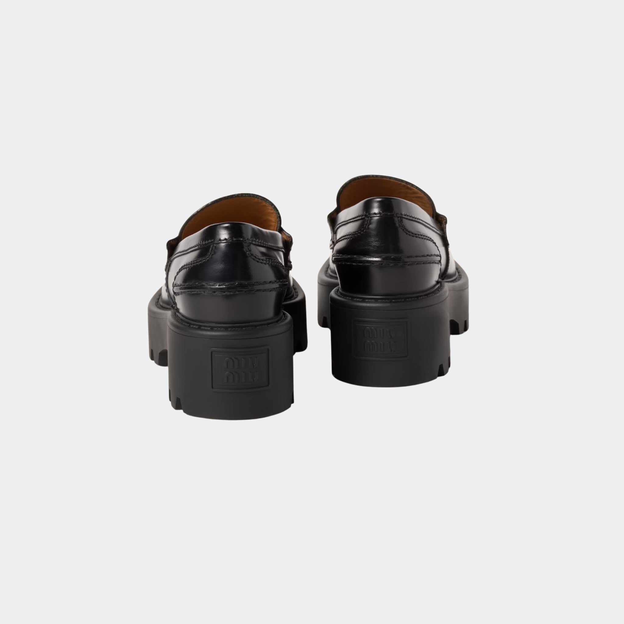 Brushed Leather Loafers