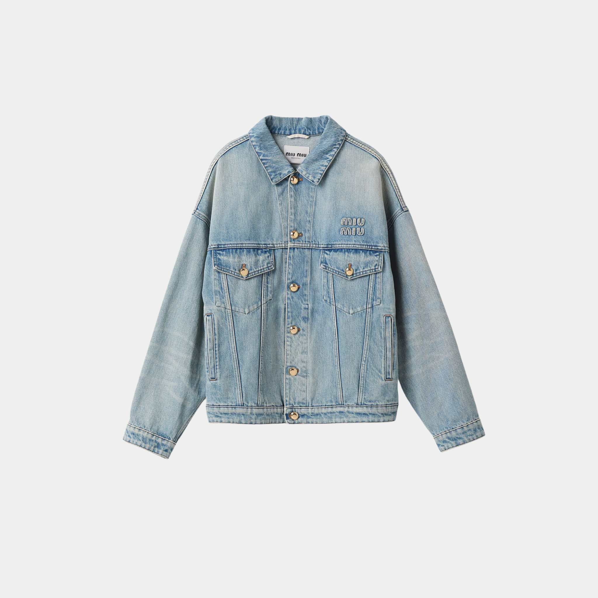 Denim Blouson Jacket