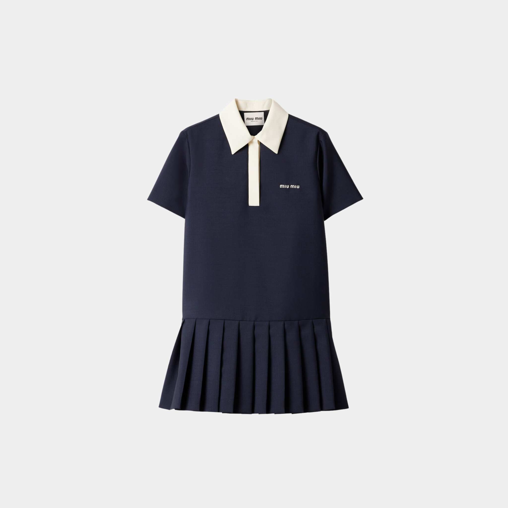 Kid Mohair Mini Dress Navy