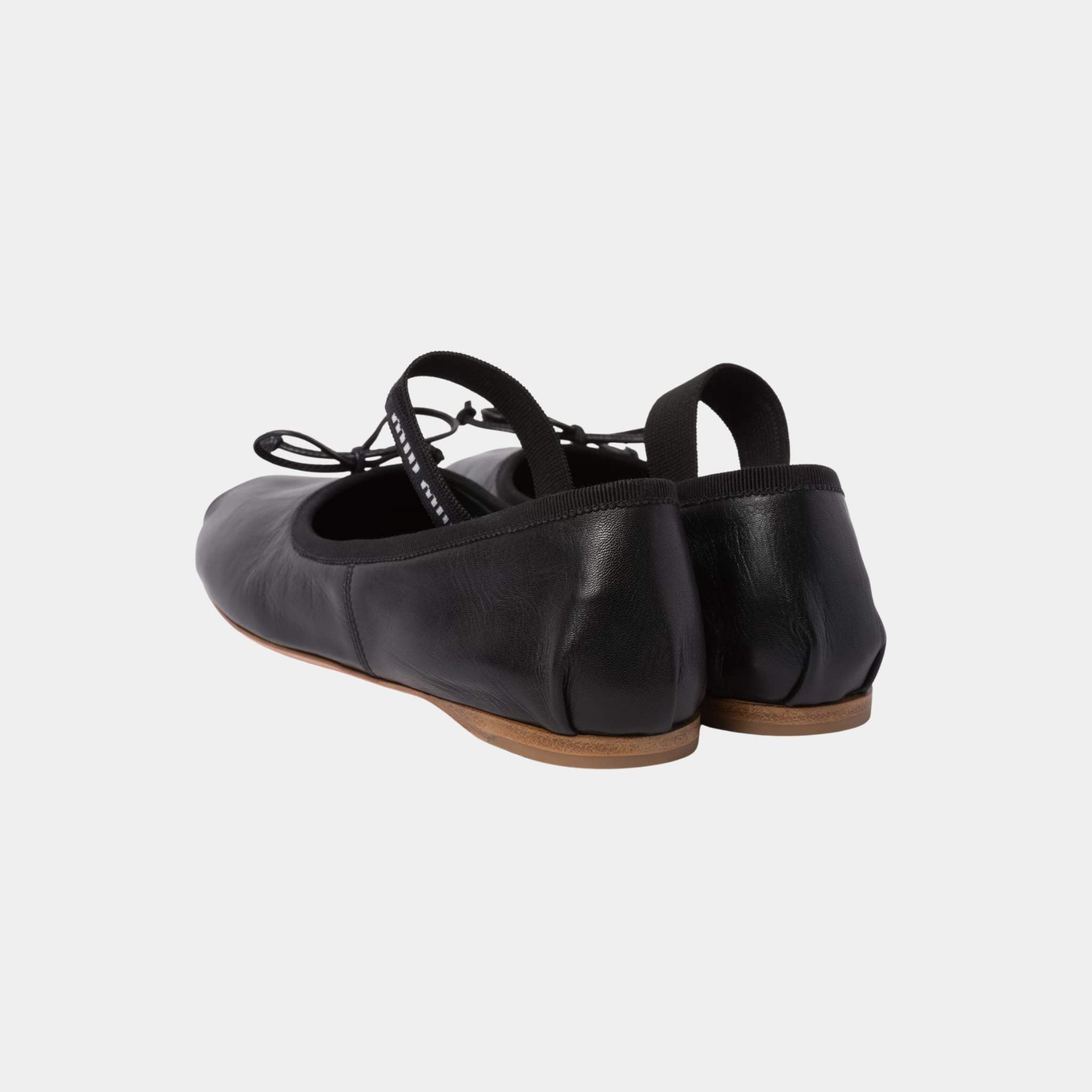 Leather Ballerinas With Removable Elastic