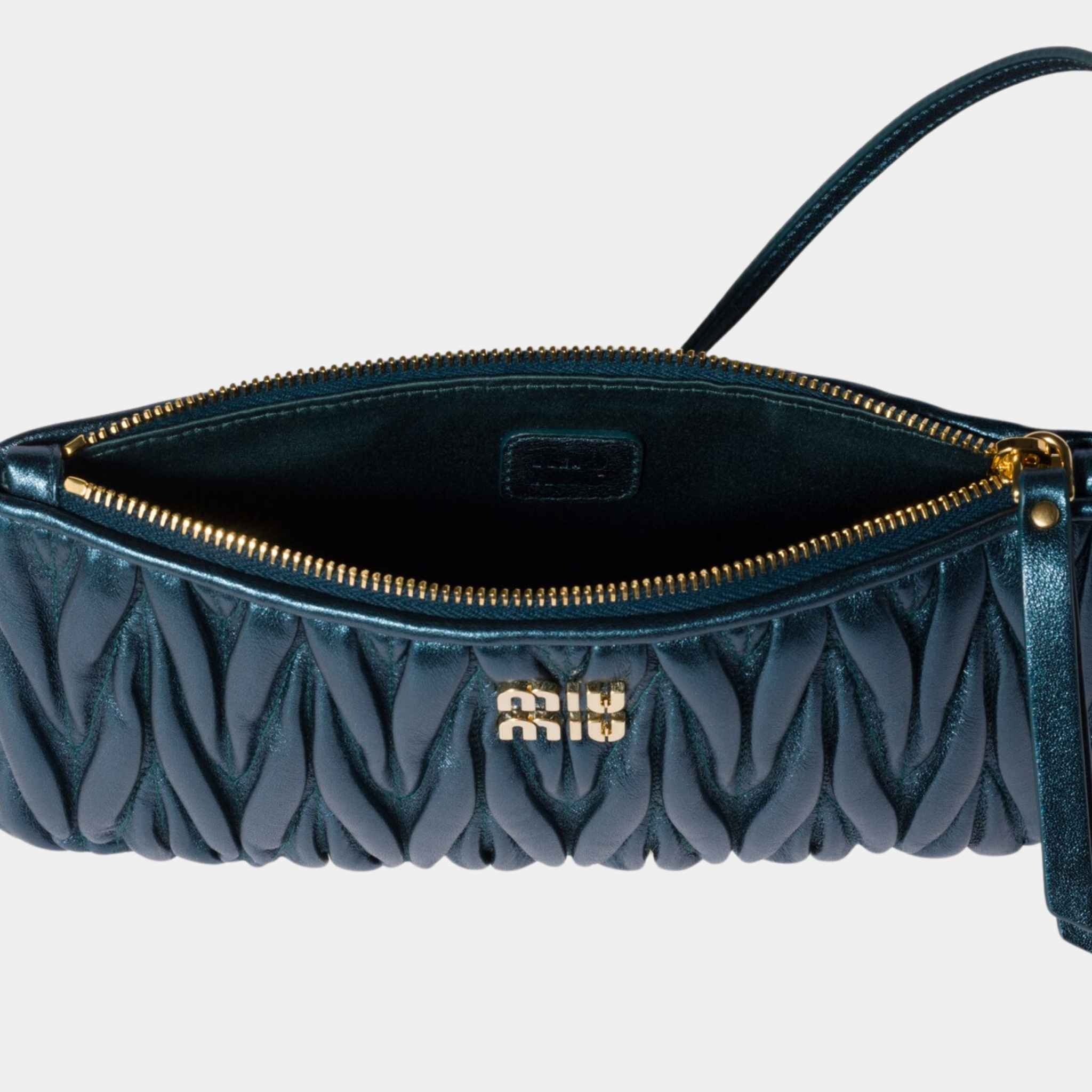 Matelasse Nappa Leather Mini Pouch