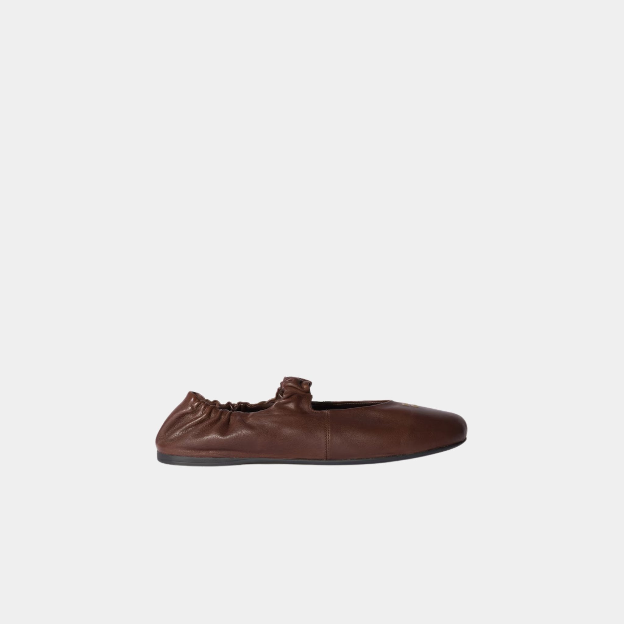 Ruches Nappa Leather Ballerinas
