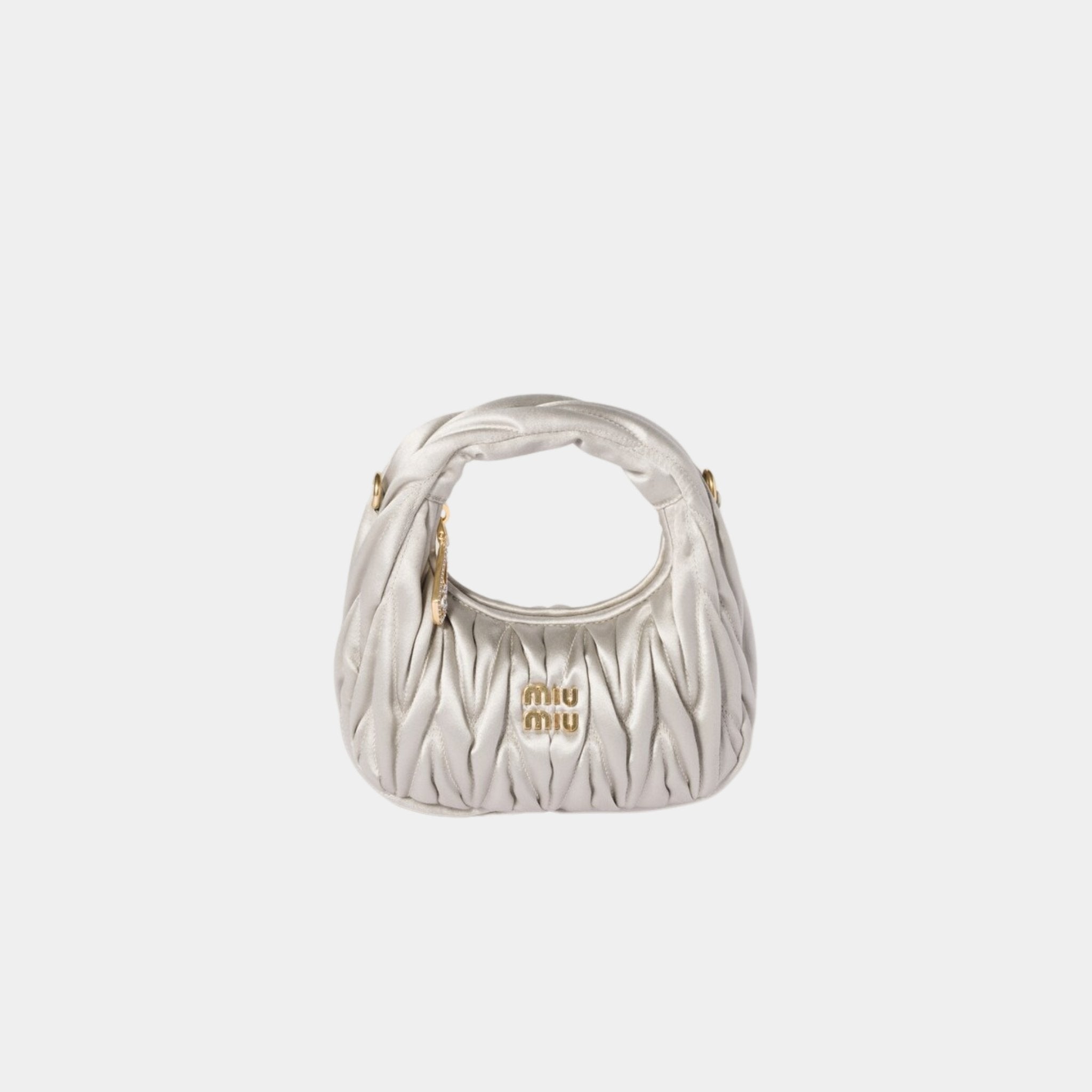 Wander Matelasse Satin Mini Bag