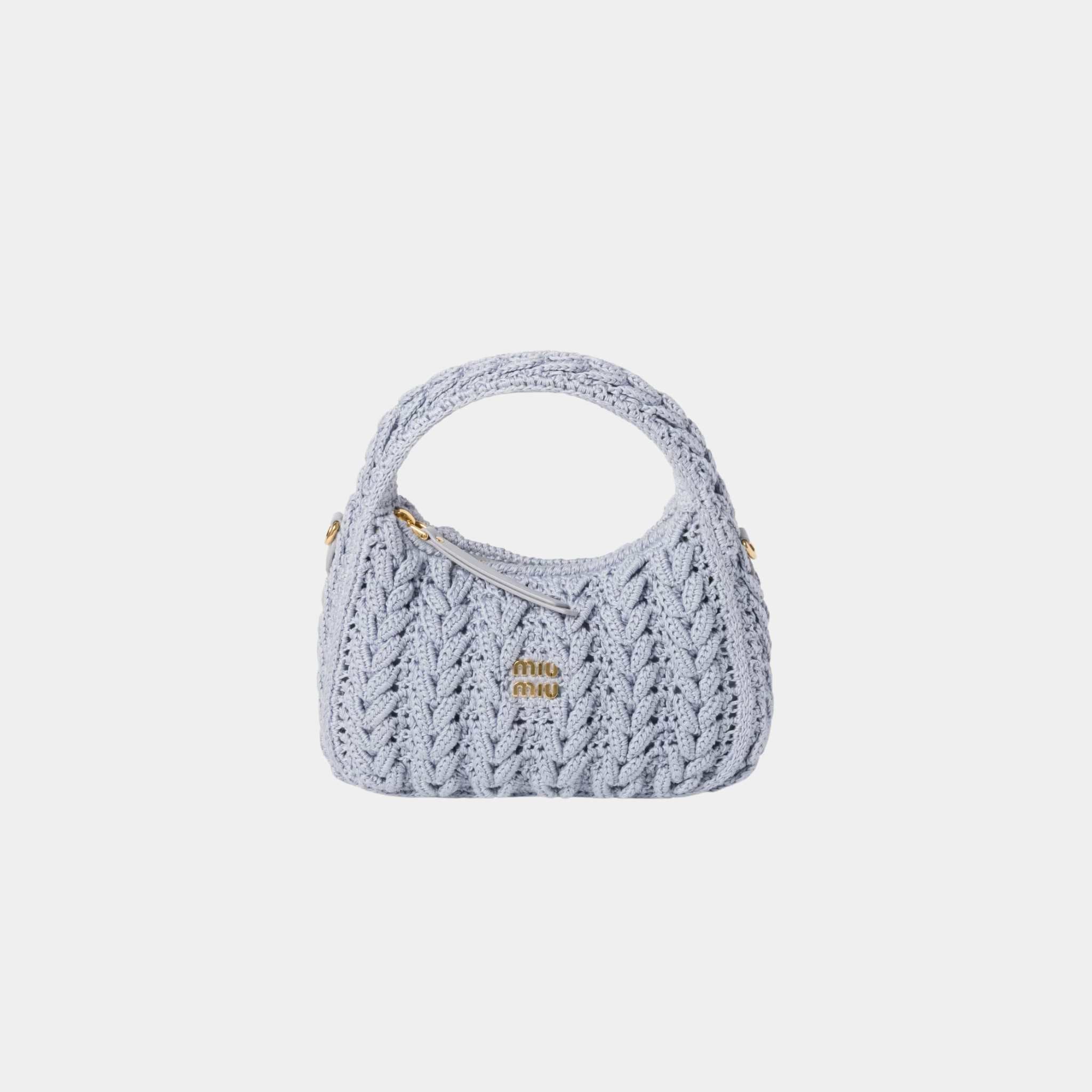 Wander Woven Cotton Hobo Bag