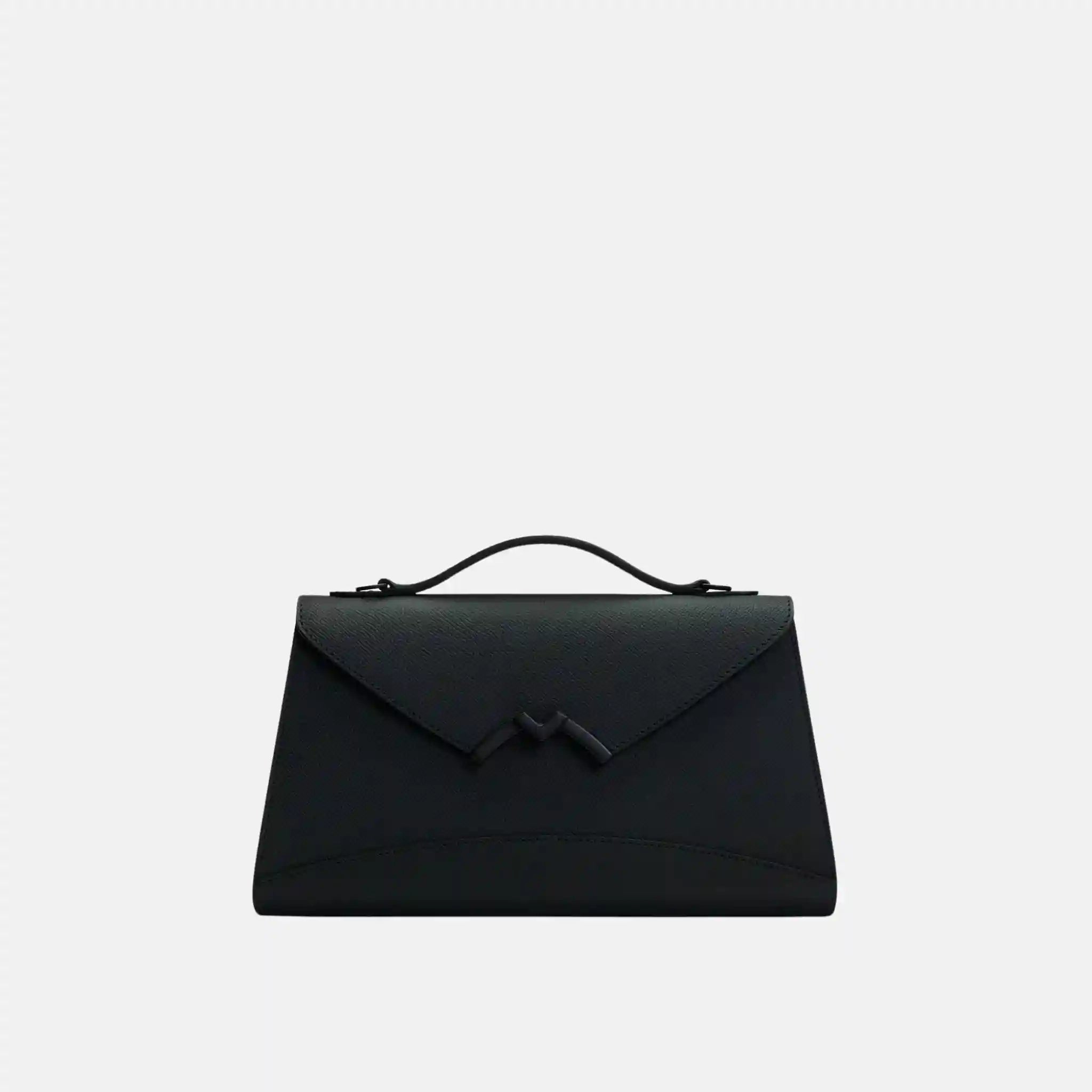Gabrielle Clutch Ultra Black in Carat Calf Leather
