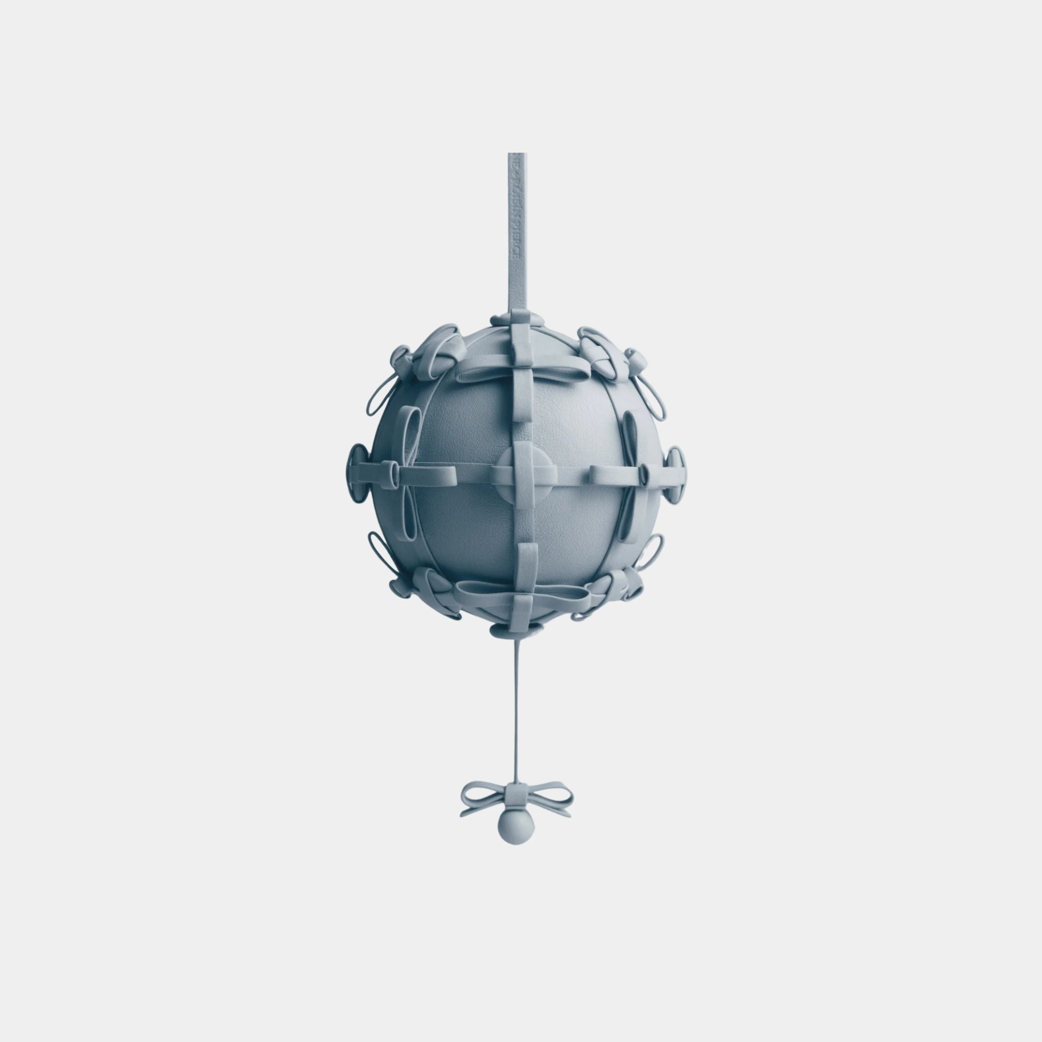 Button Bow Sphere Handbag