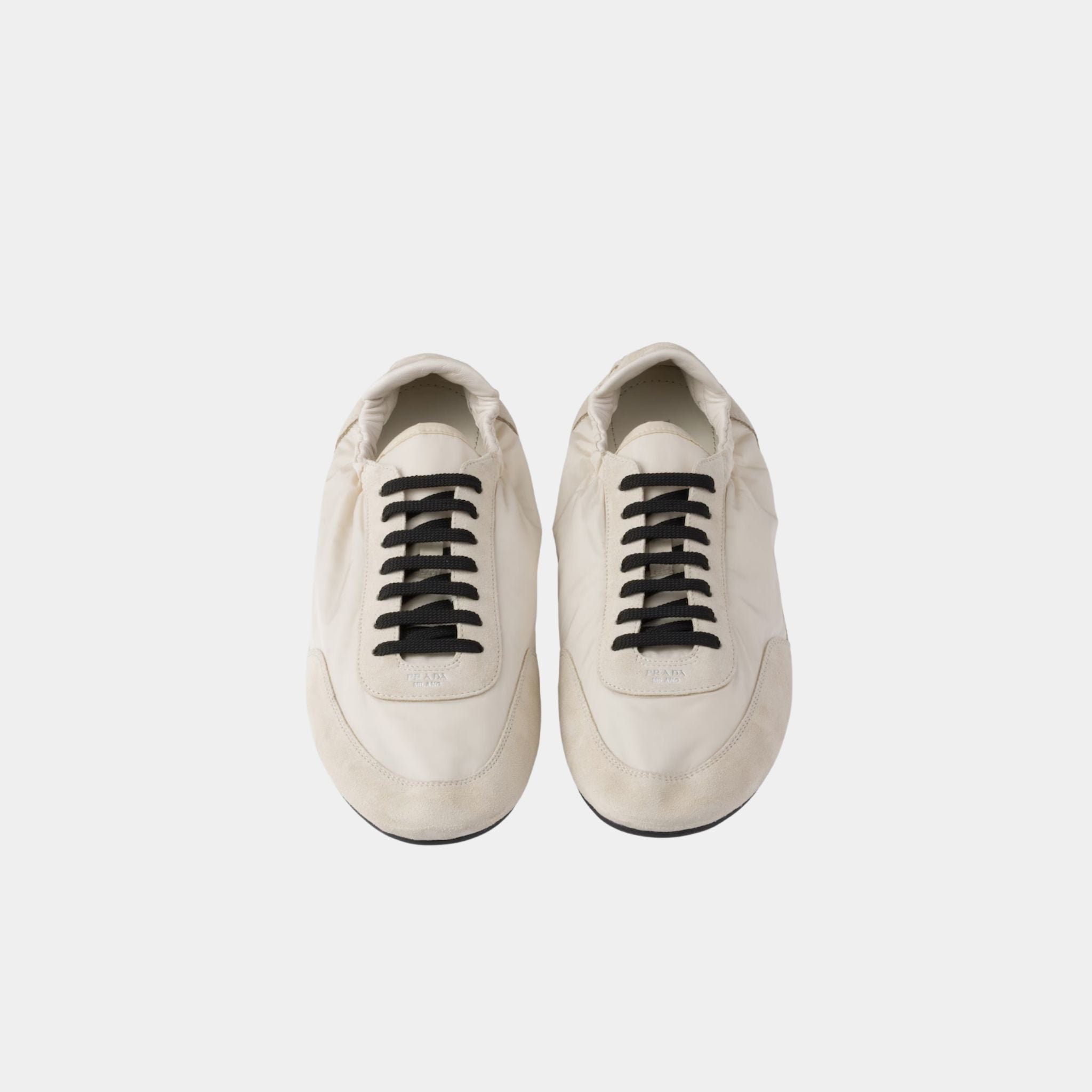 Collapse Re-Nylon And Suede Sneakers