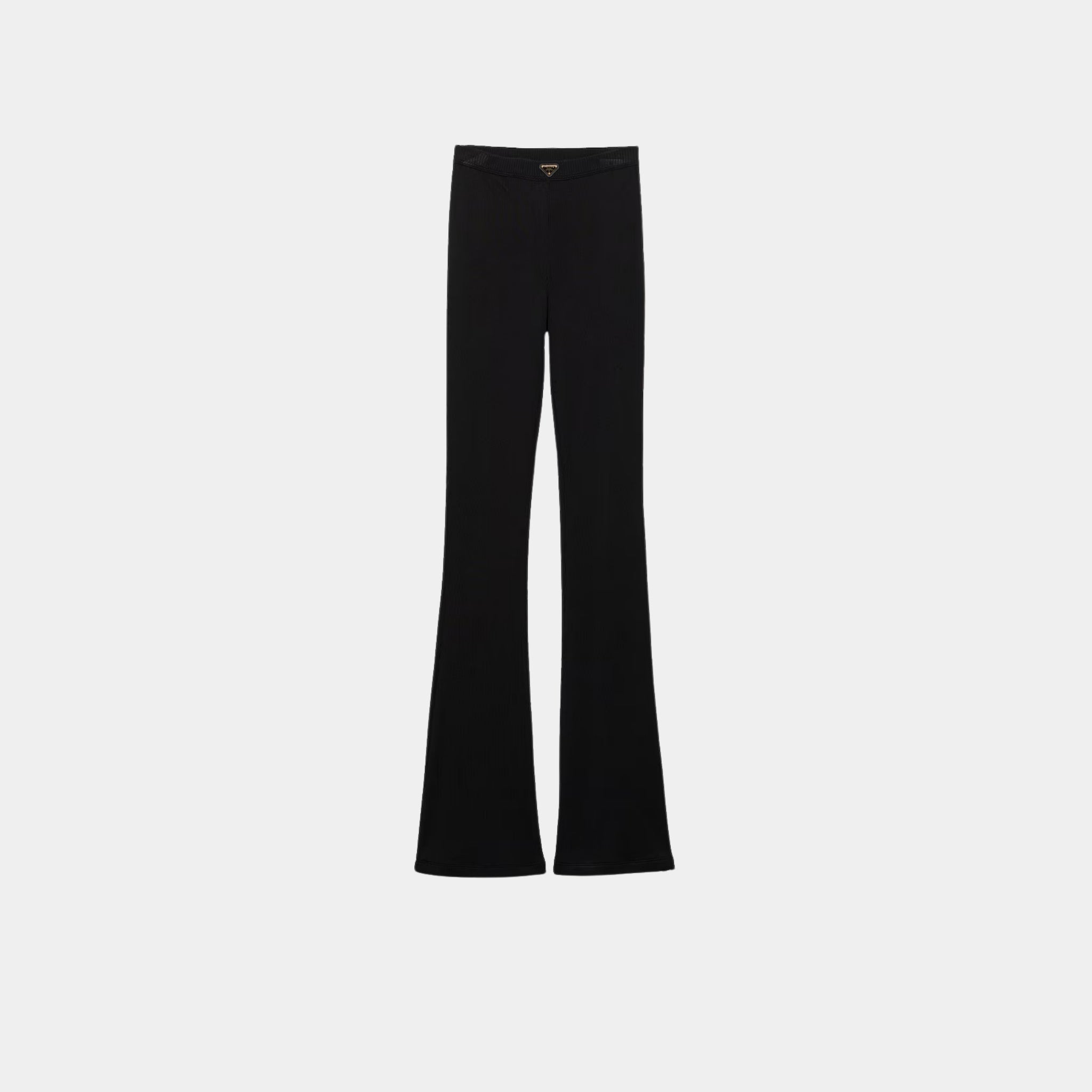 Ribbed Knit Jersey Pants