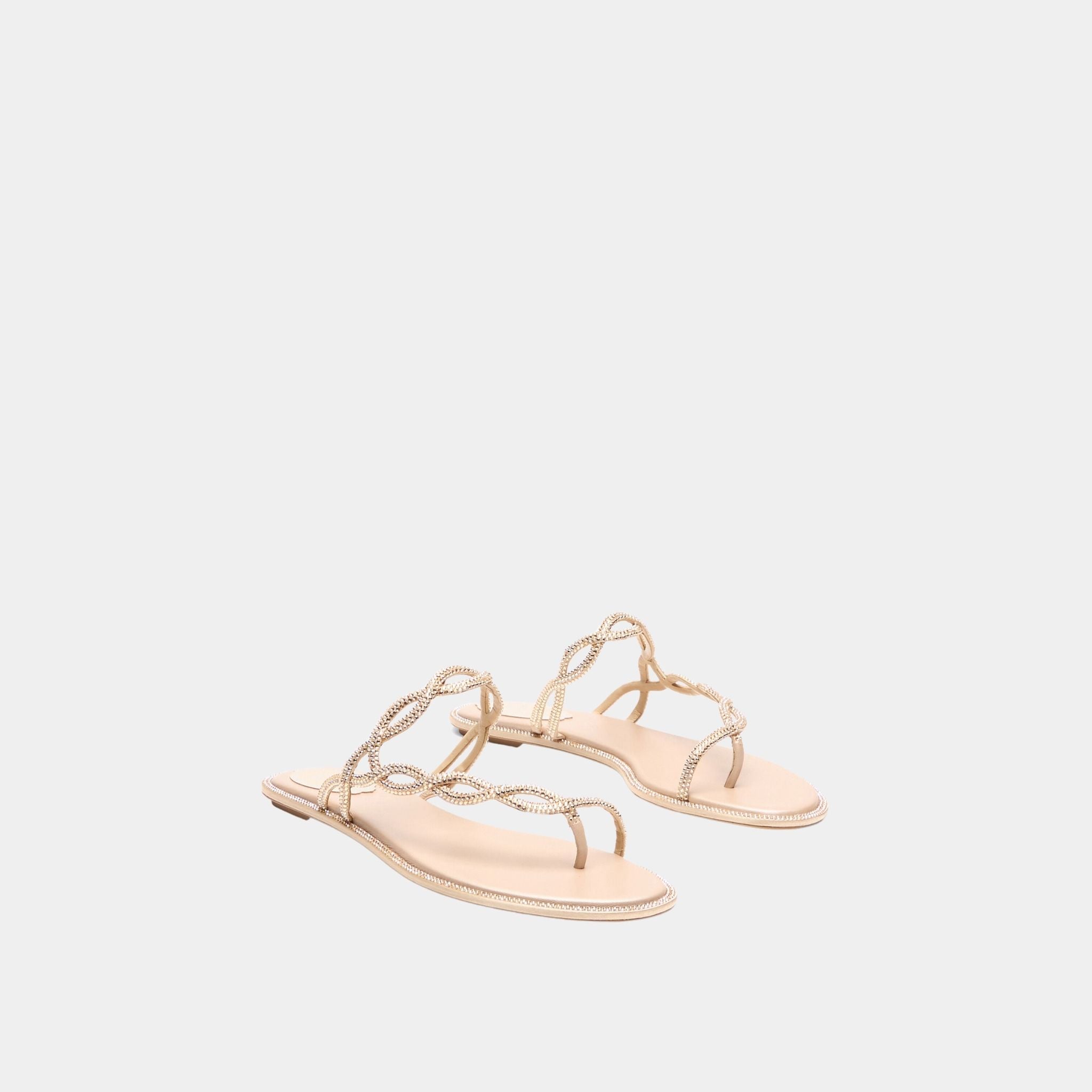 Braid Flat Sandal 10