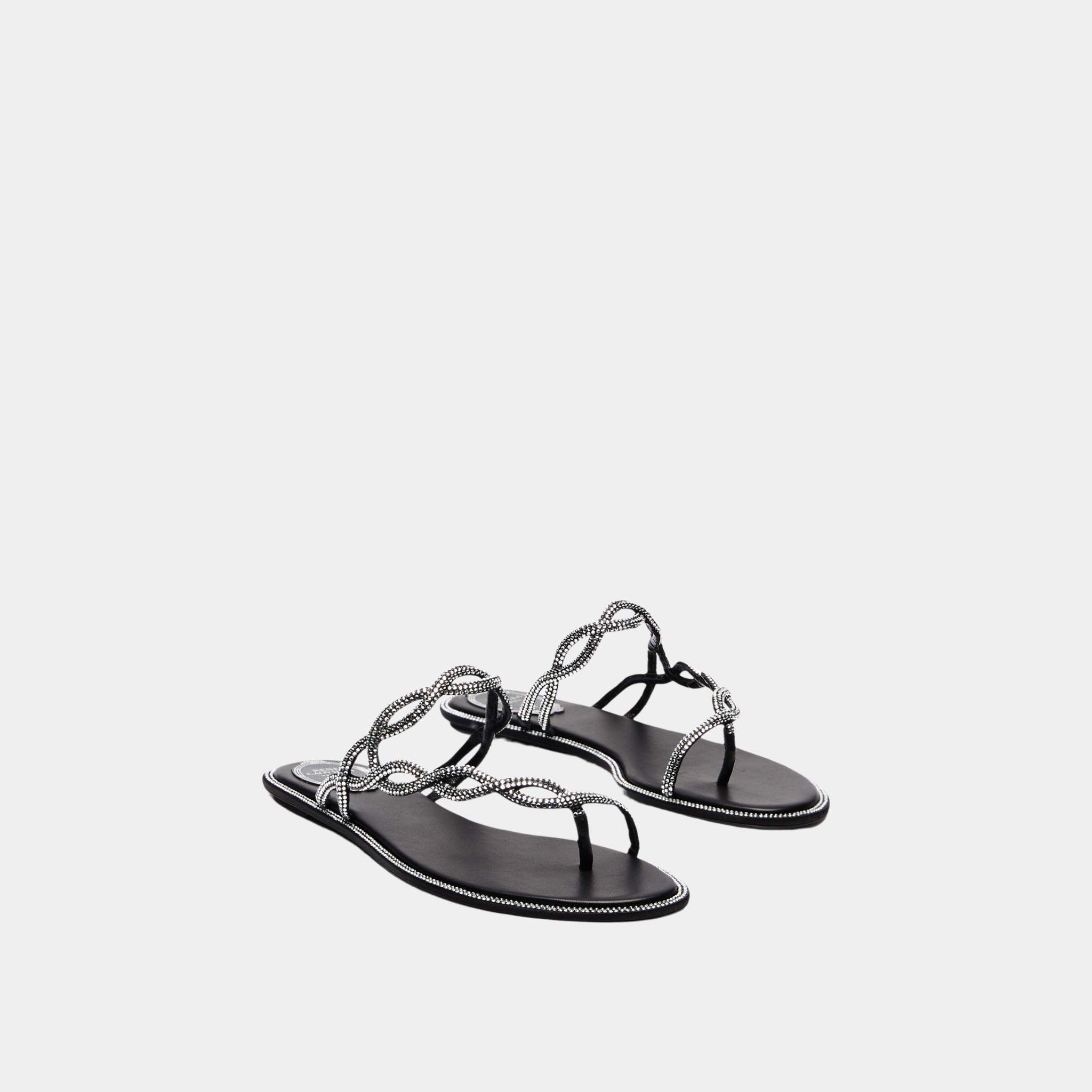 Braid Flat Sandal 10