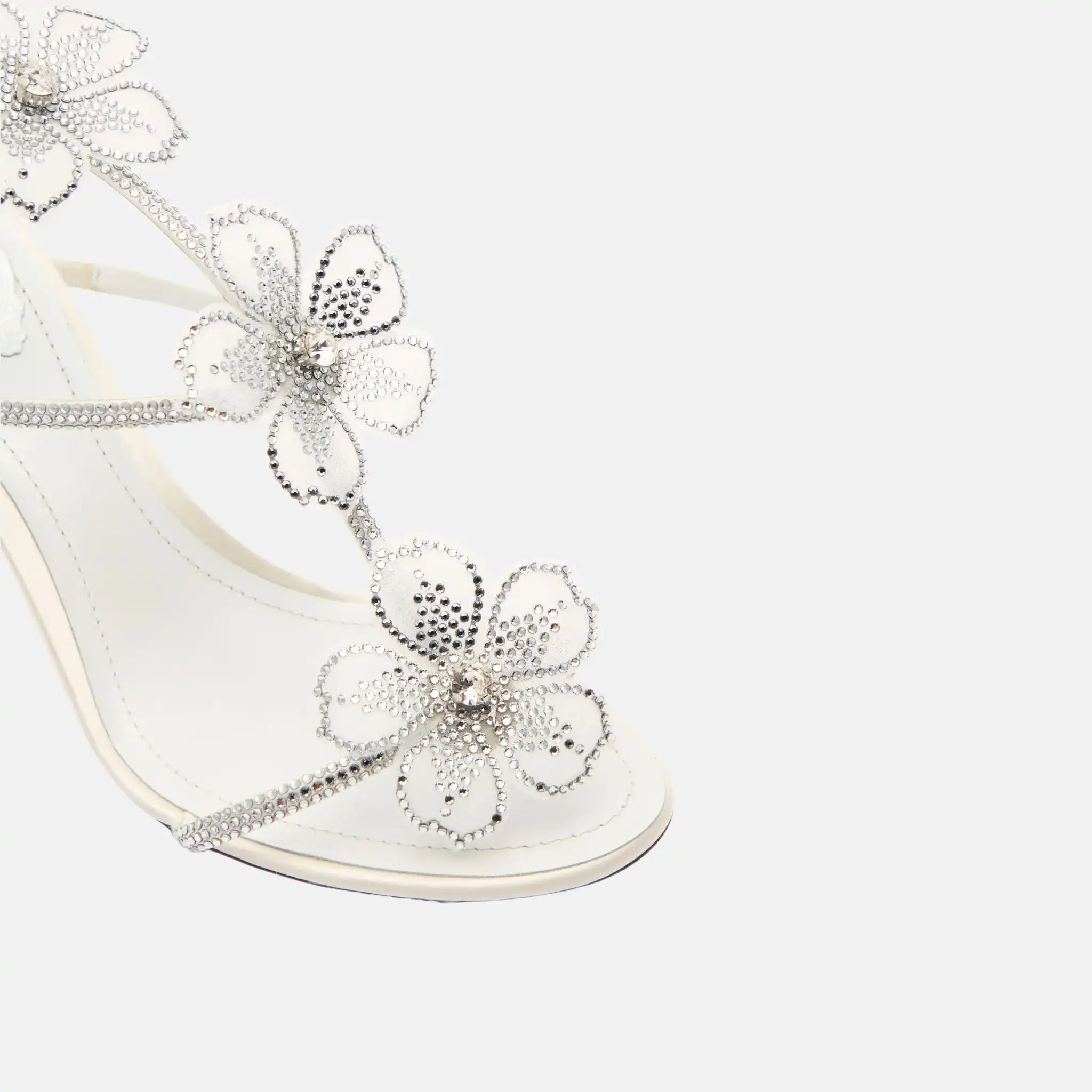 Peach Flower Ivory Sandal 80