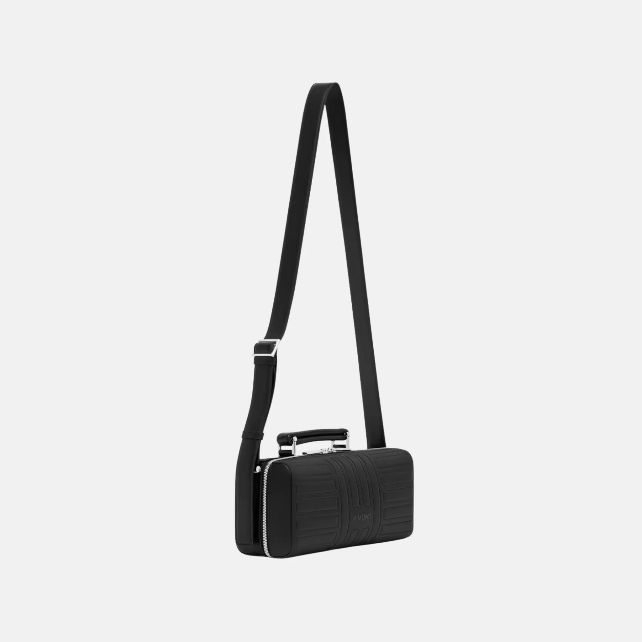 Groove Leather Cross Body Bag Large