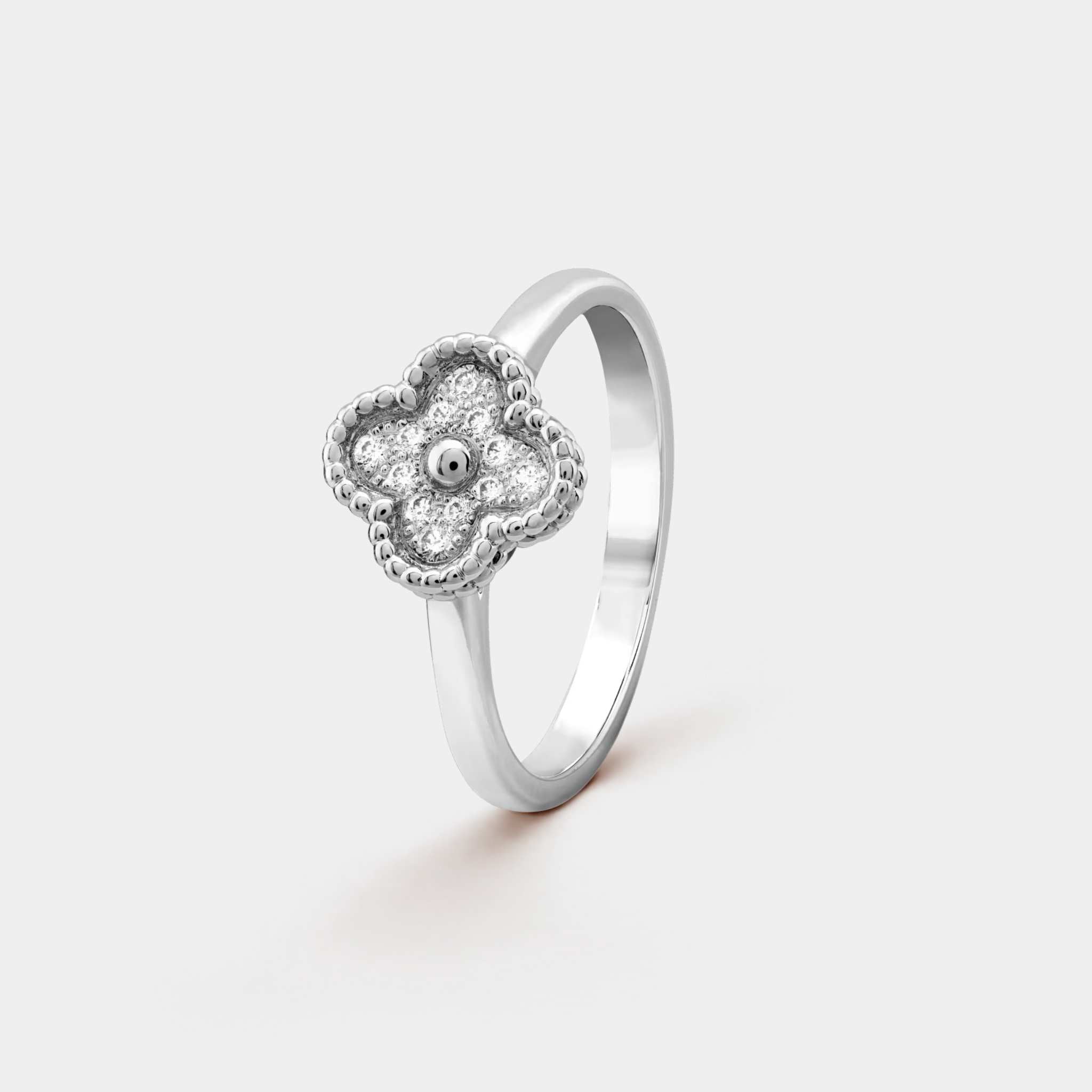 Sweet Alhambra Ring White Gold Diamond