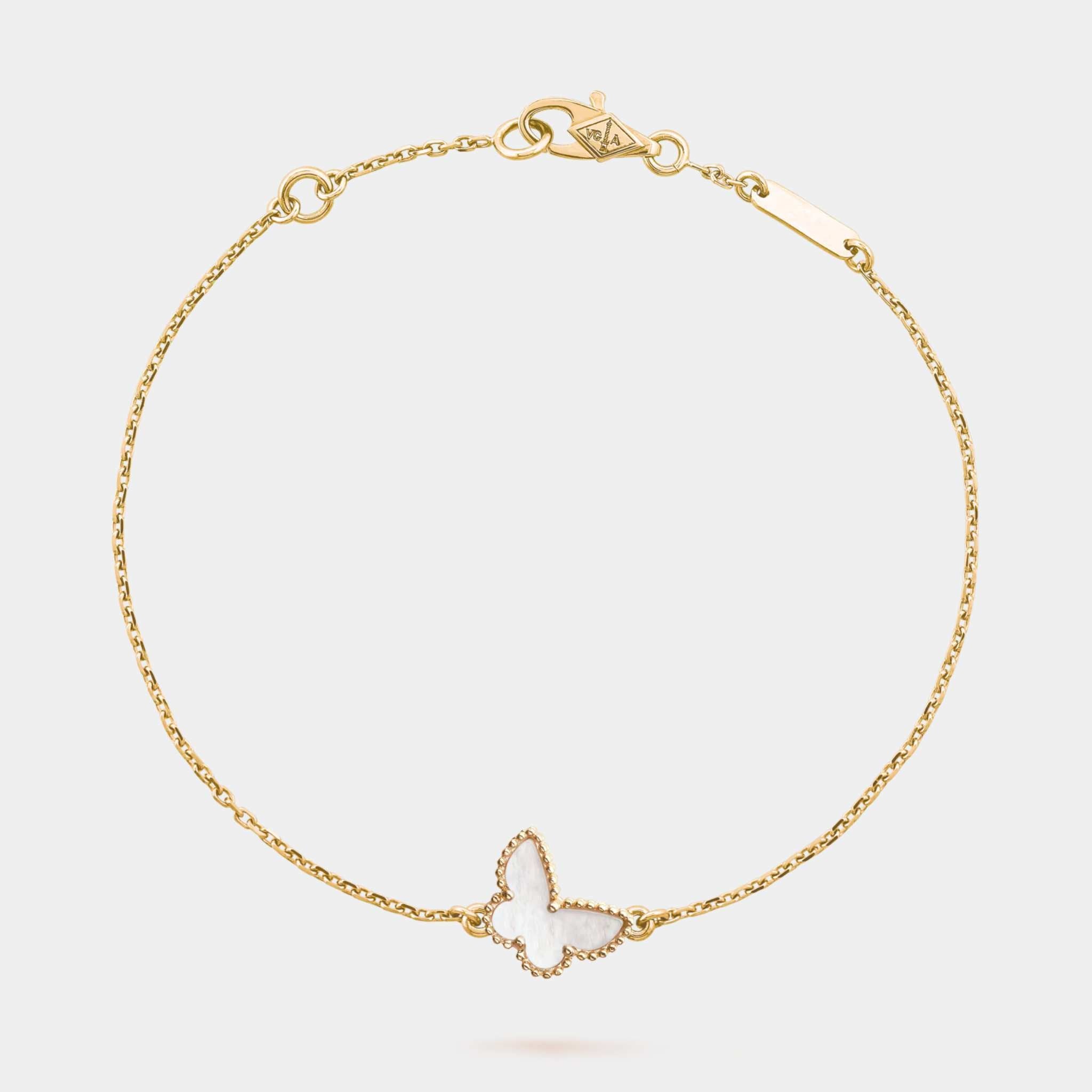 Sweet Butterflies Bracelet Mother of Pearl