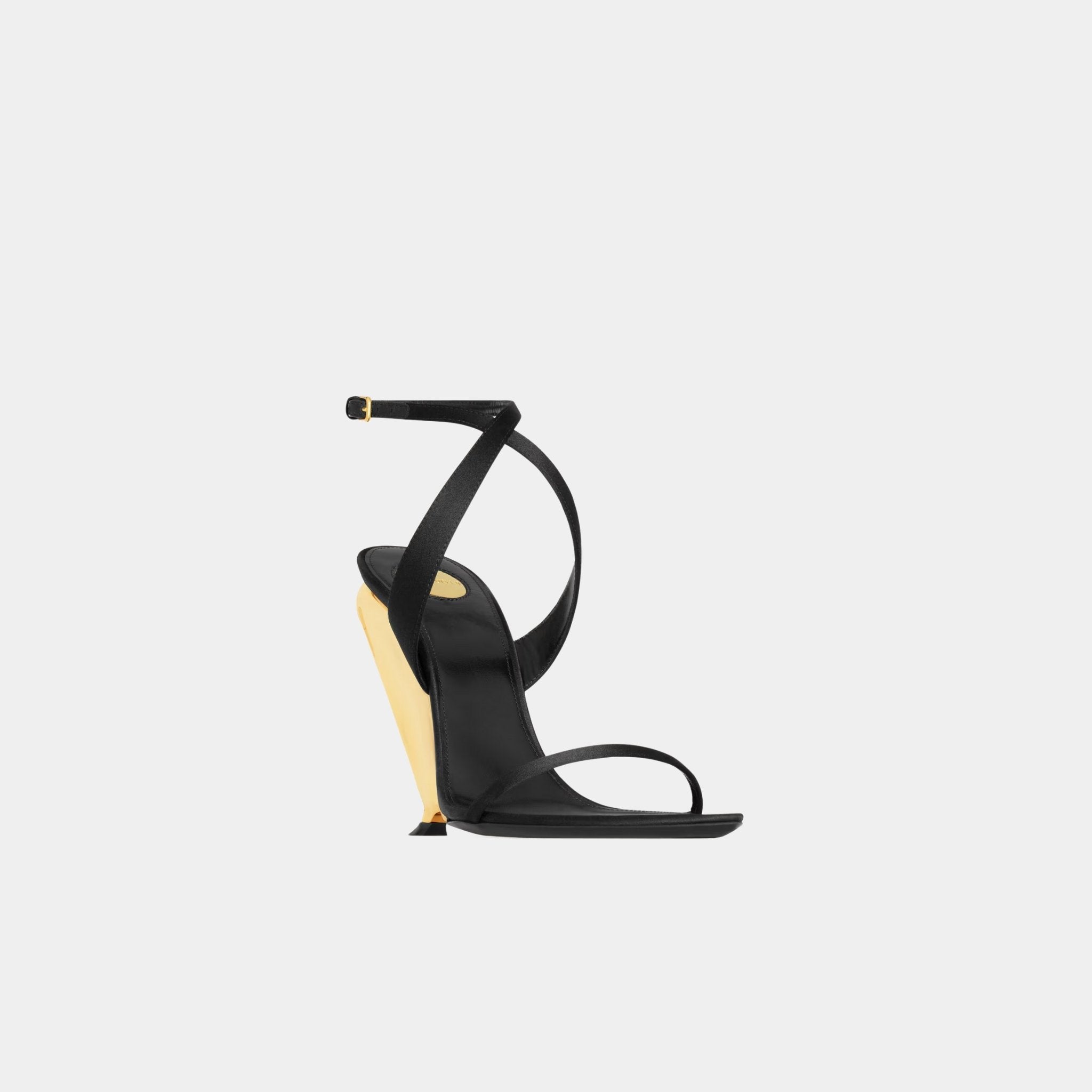 Tallulah Wedges In Satin Crepe