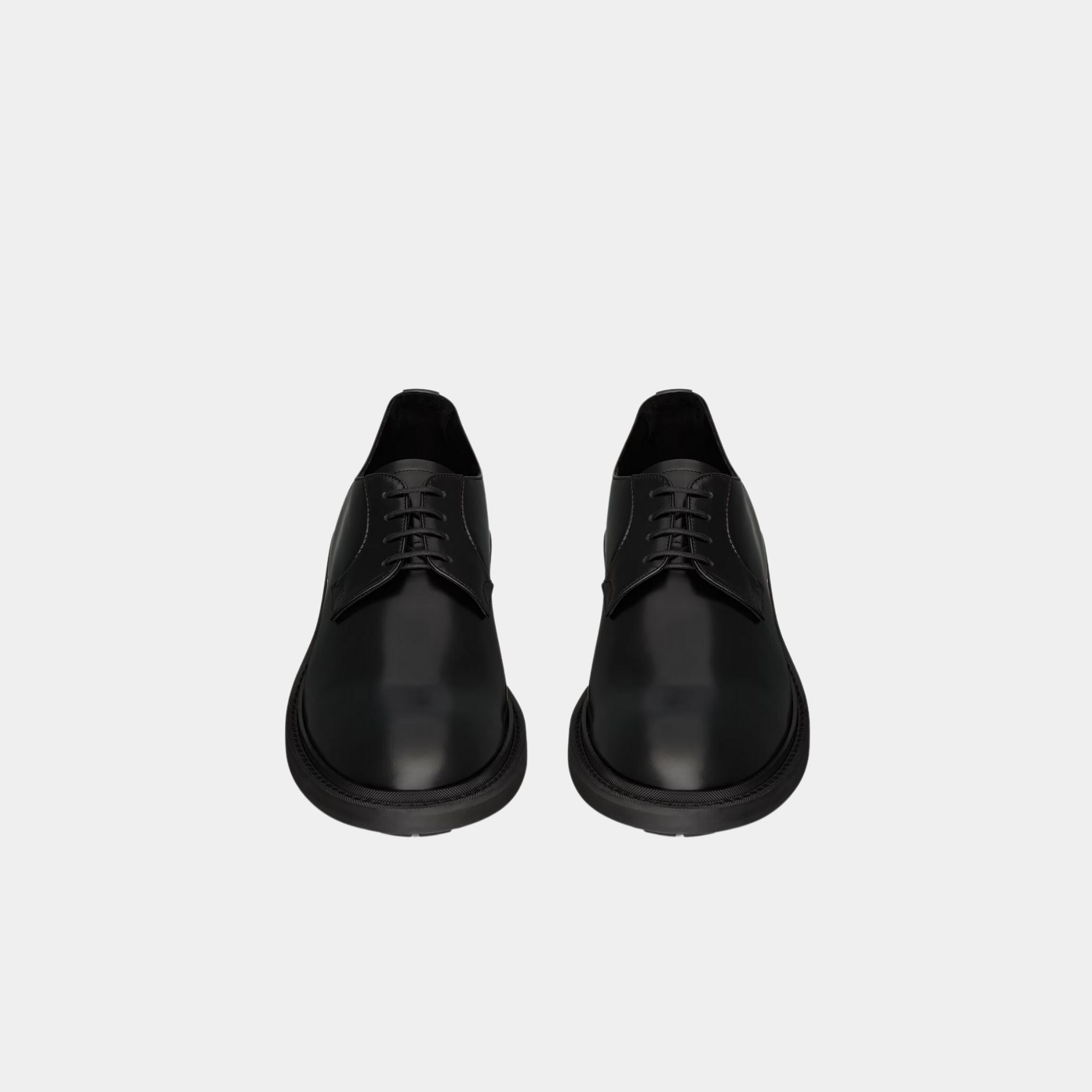 Antoine Derbies in Black Smooth Leather