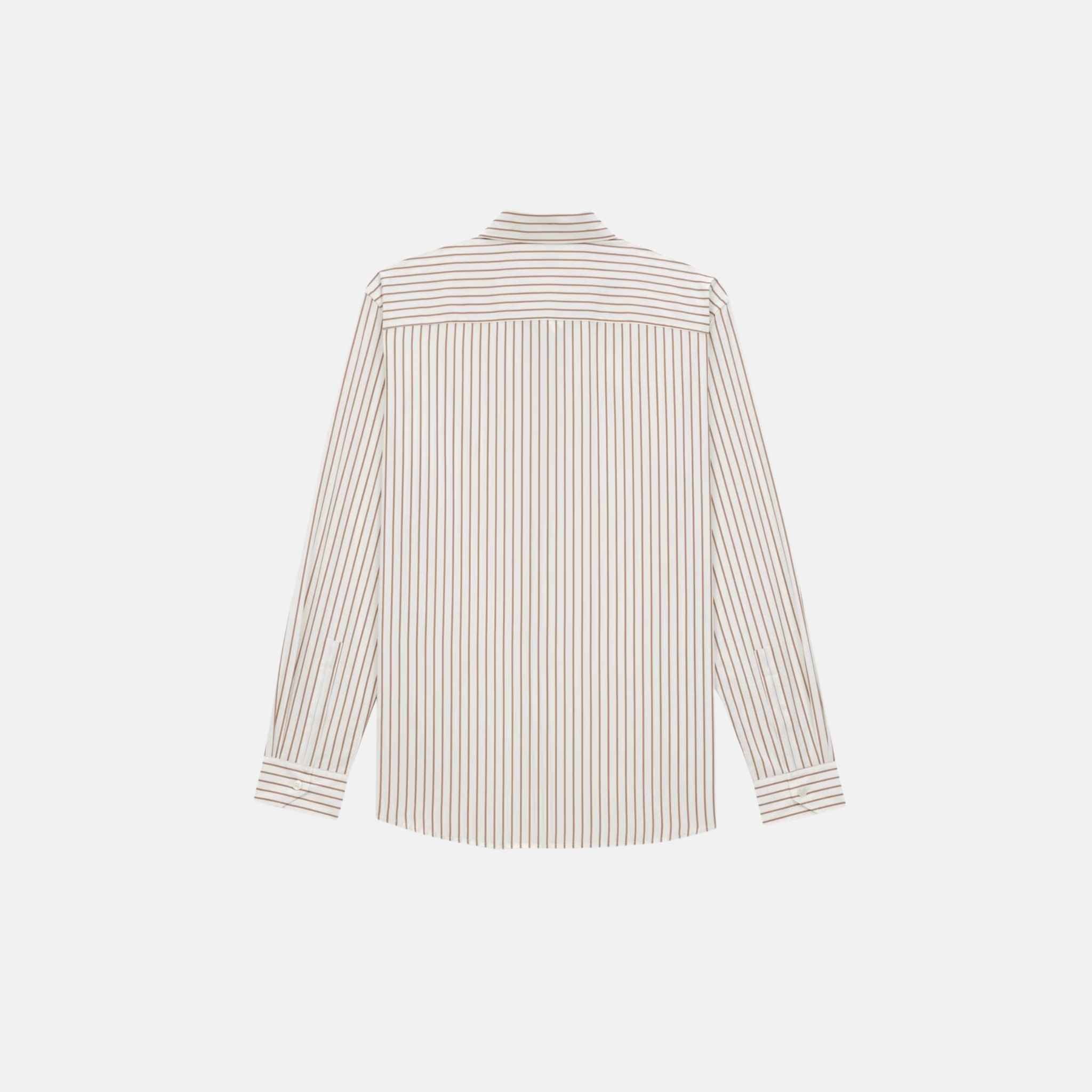 Cassandre Shirt In Striped Cotton Poplin