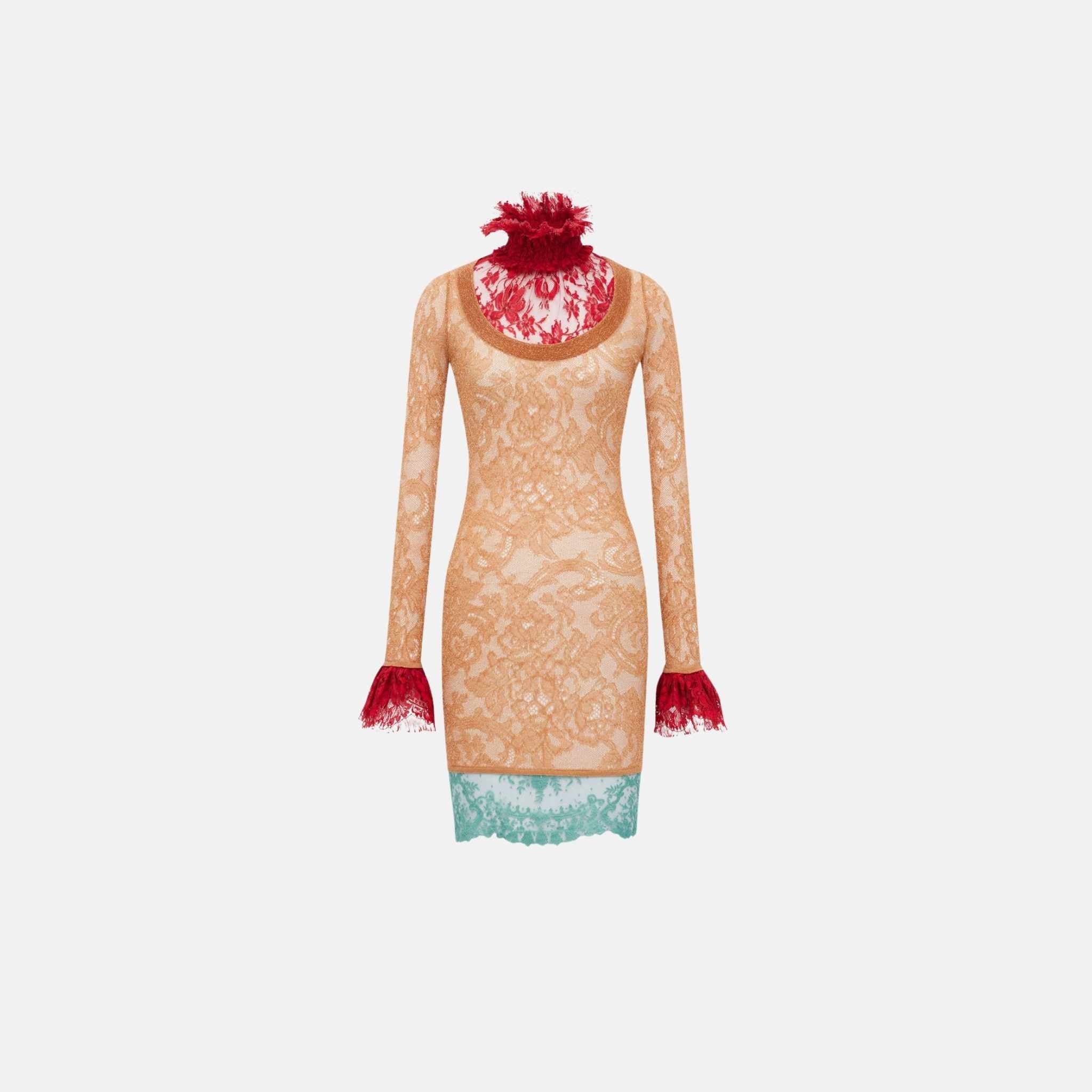 Dress In Lace Knit