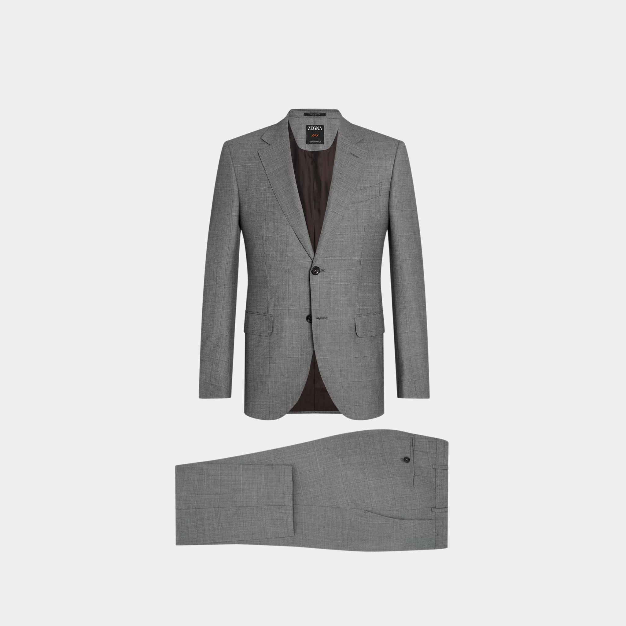 Centoventimila Wool Two-Piece Suit