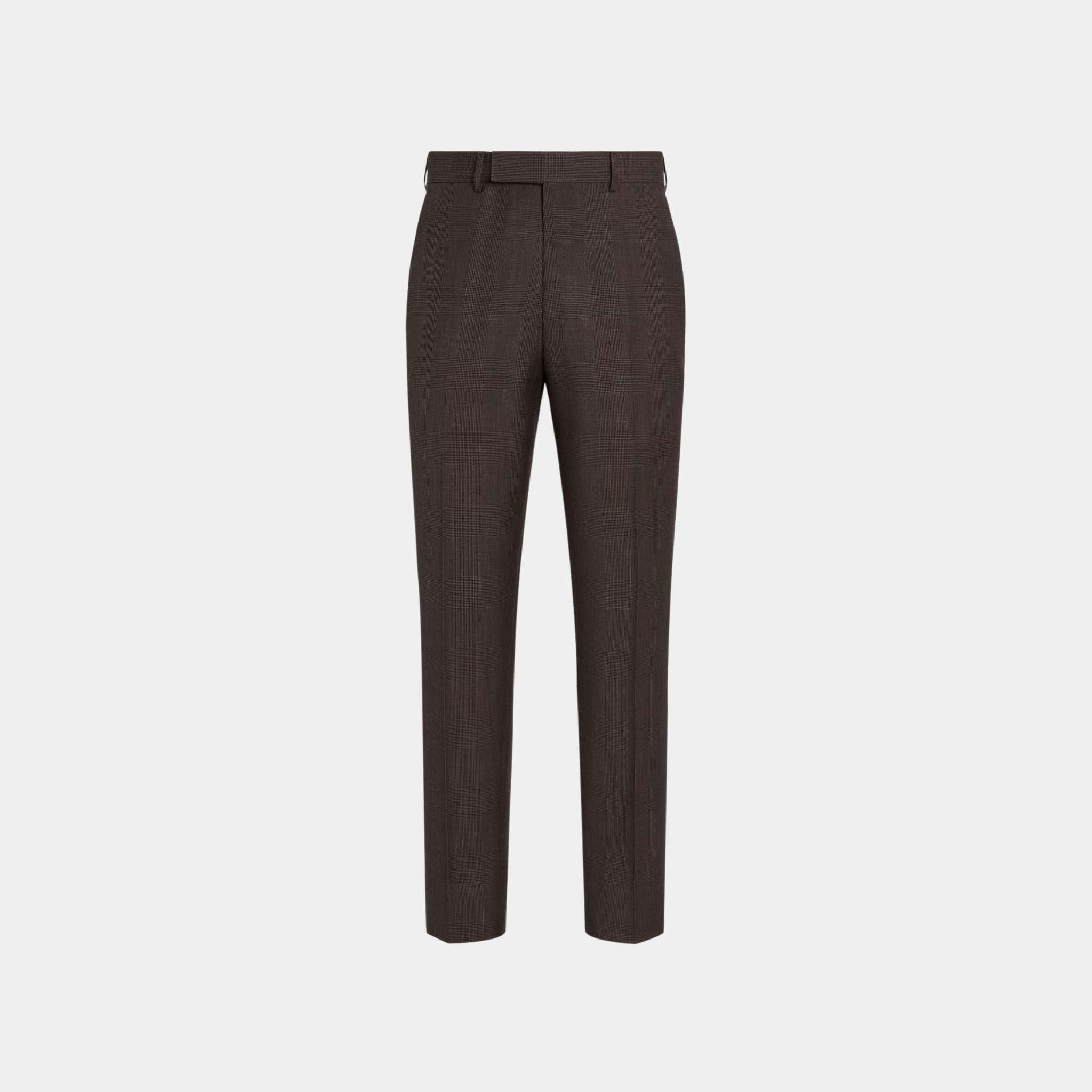 Crossover Wool Silk and Linen Pants