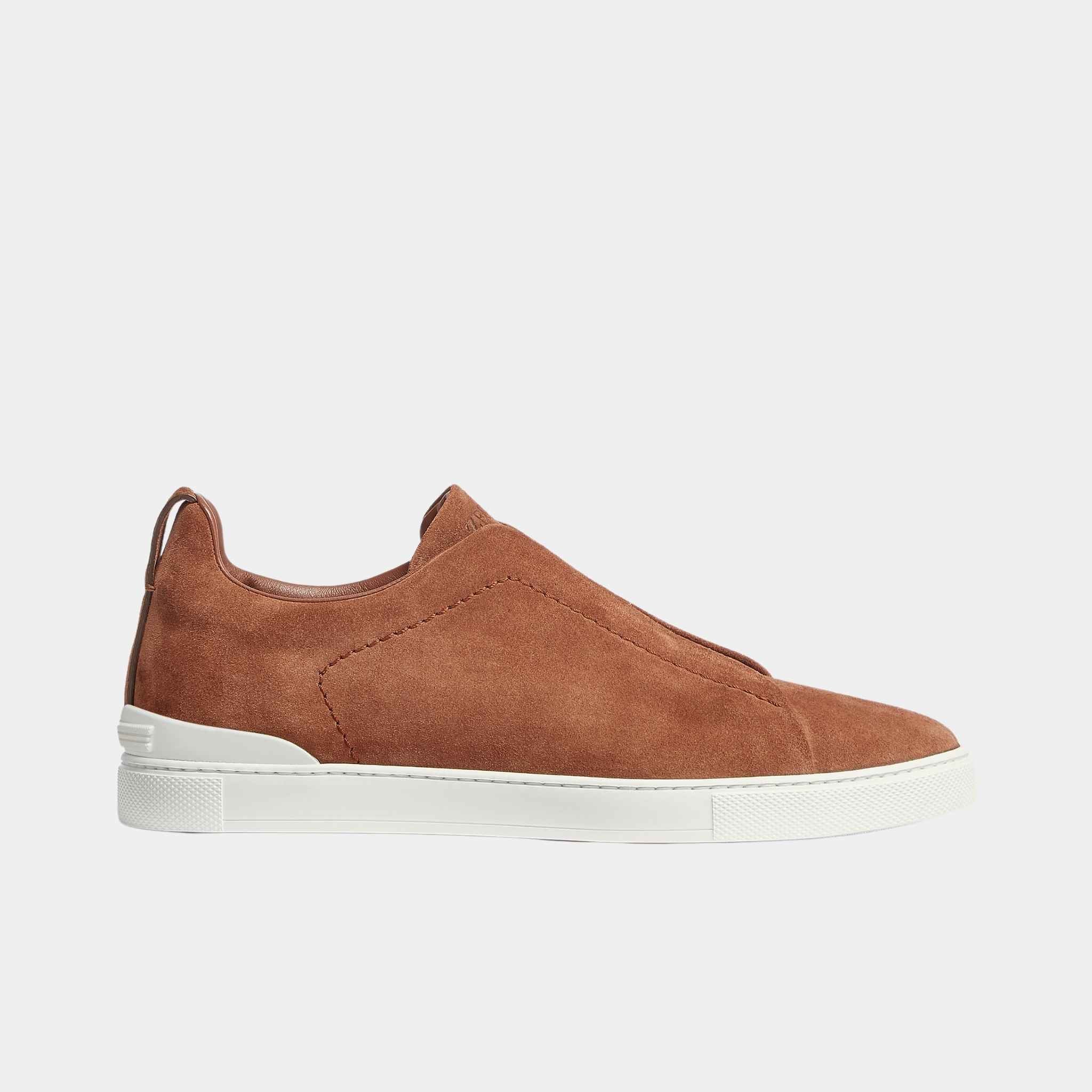 Suede Triple Stitch Sneakers
