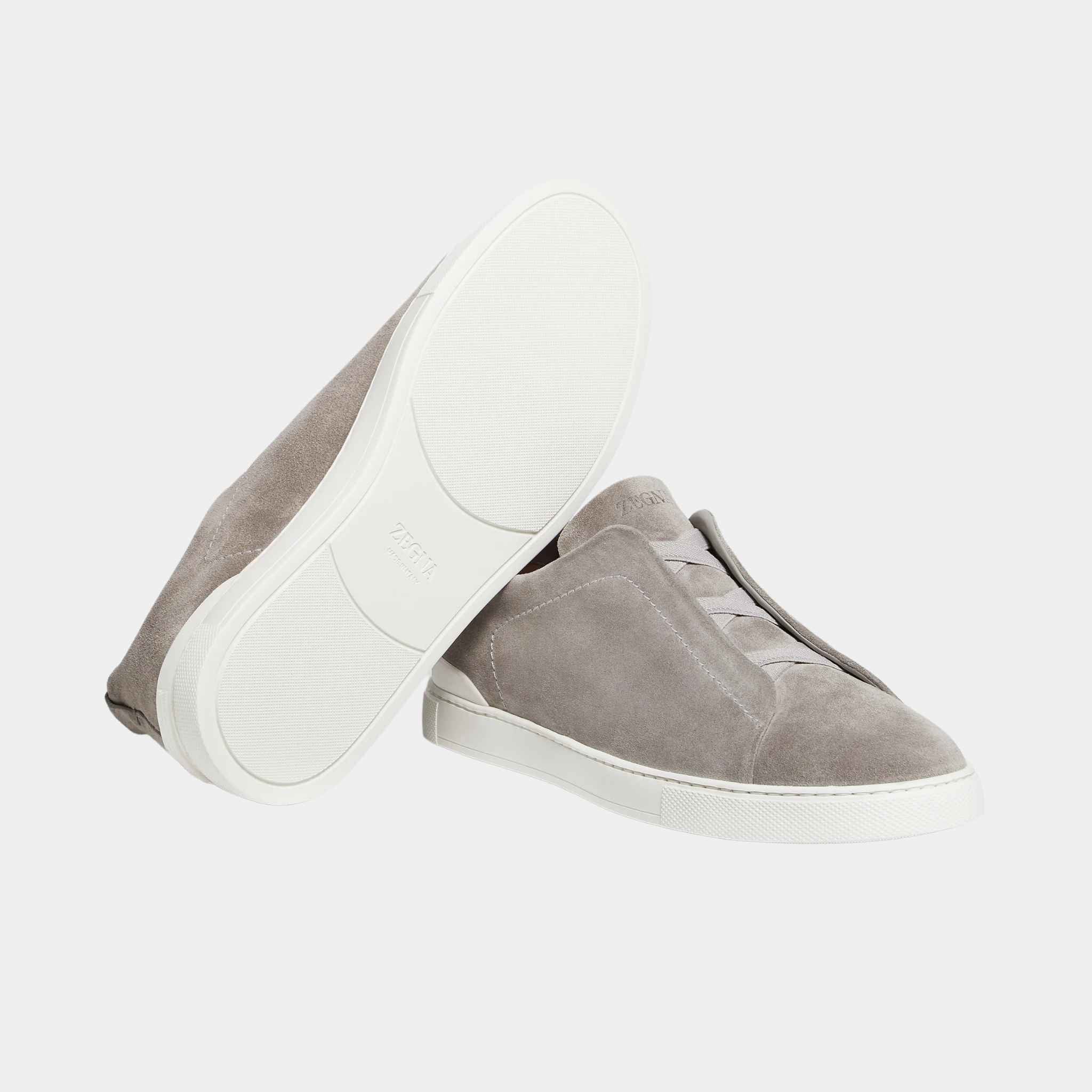 Suede Triple Stitch Sneakers