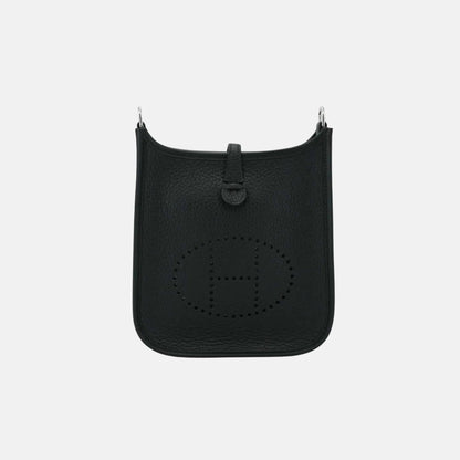 Mini Evelyne TPM Amazone 89 Taurillon Clemence Black PHW