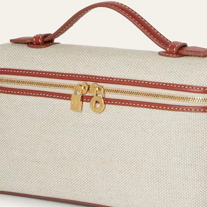 Extra Pocket Pouch L19 “Natural/deep Kummel”