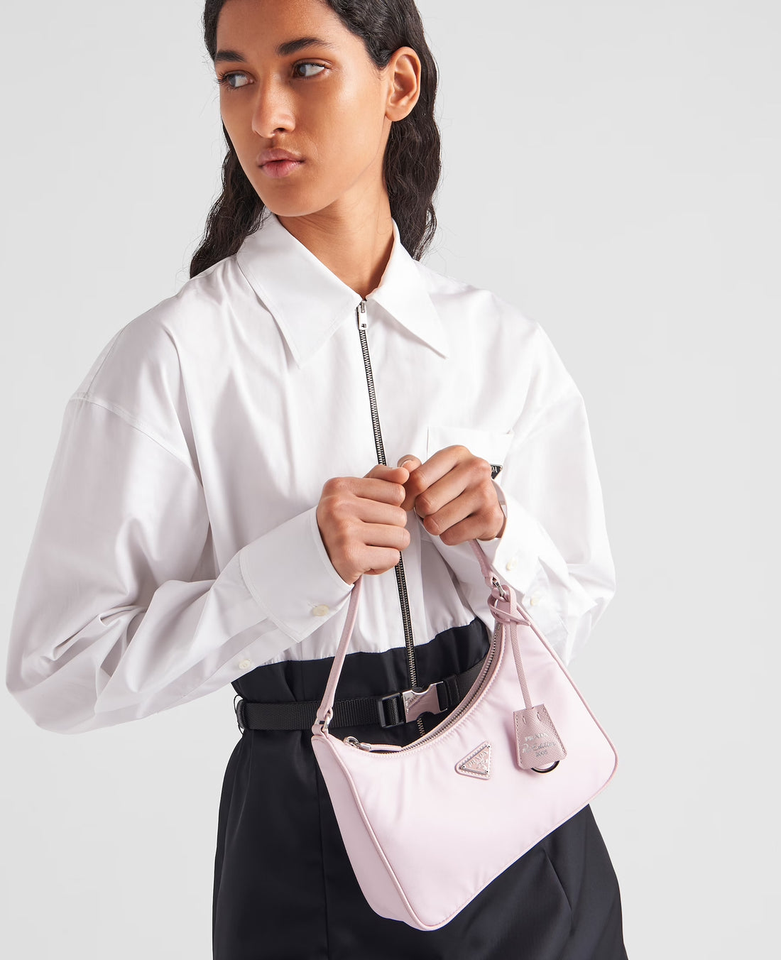 Prada Nylon and Saffiano mini bag
