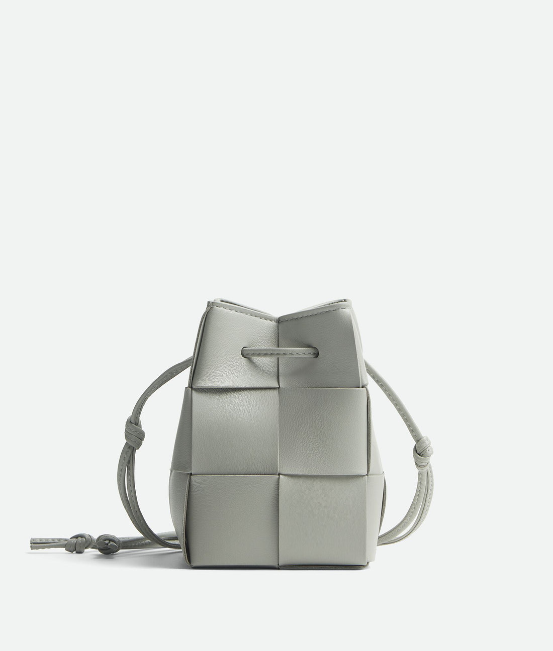 Mini Cassette Bucket Bag “Agate grey”