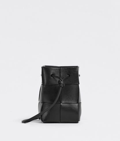 Mini Cassette Bucket Bag “Black”