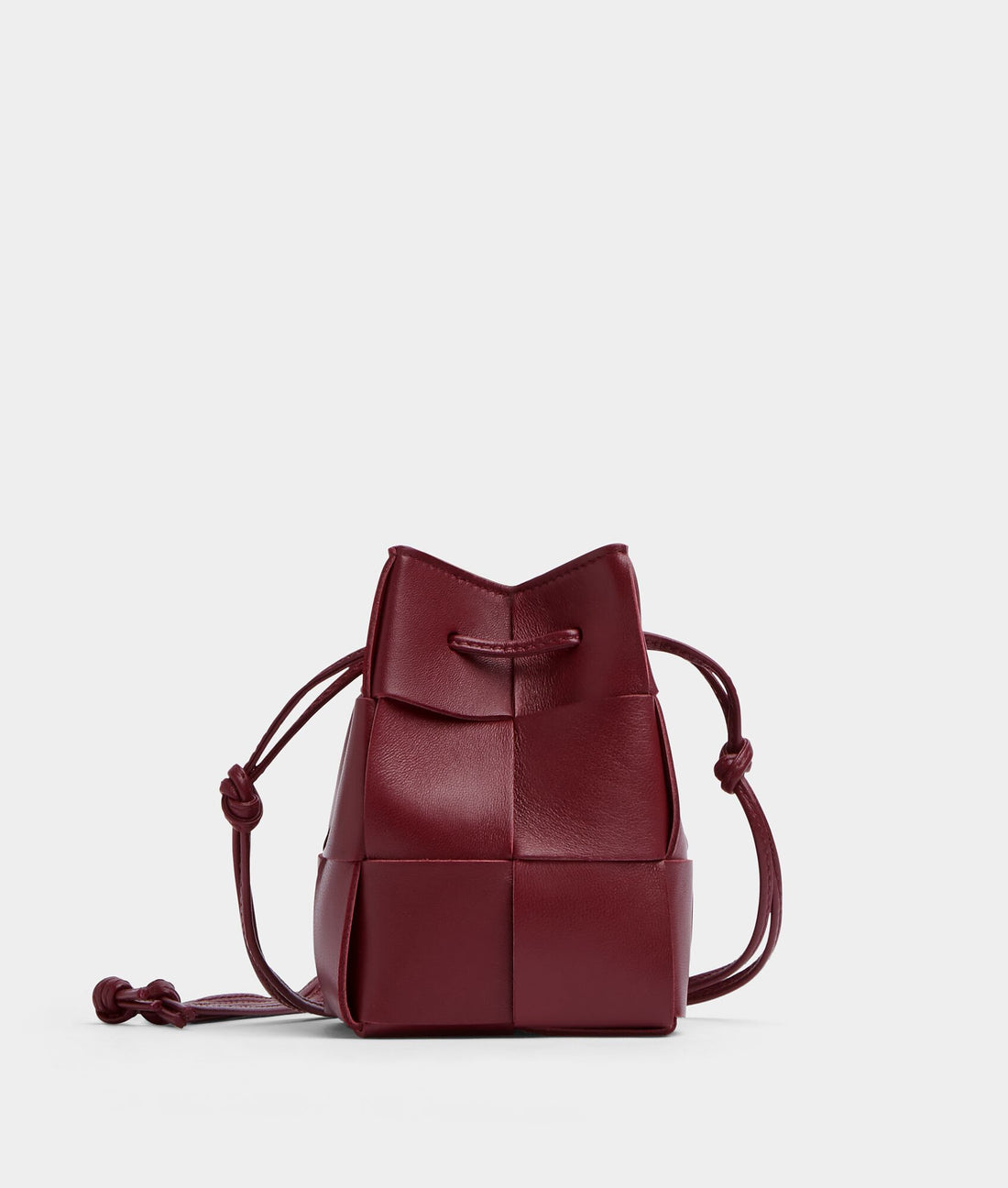 Mini Cassette Bucket Bag “Bordeaux”